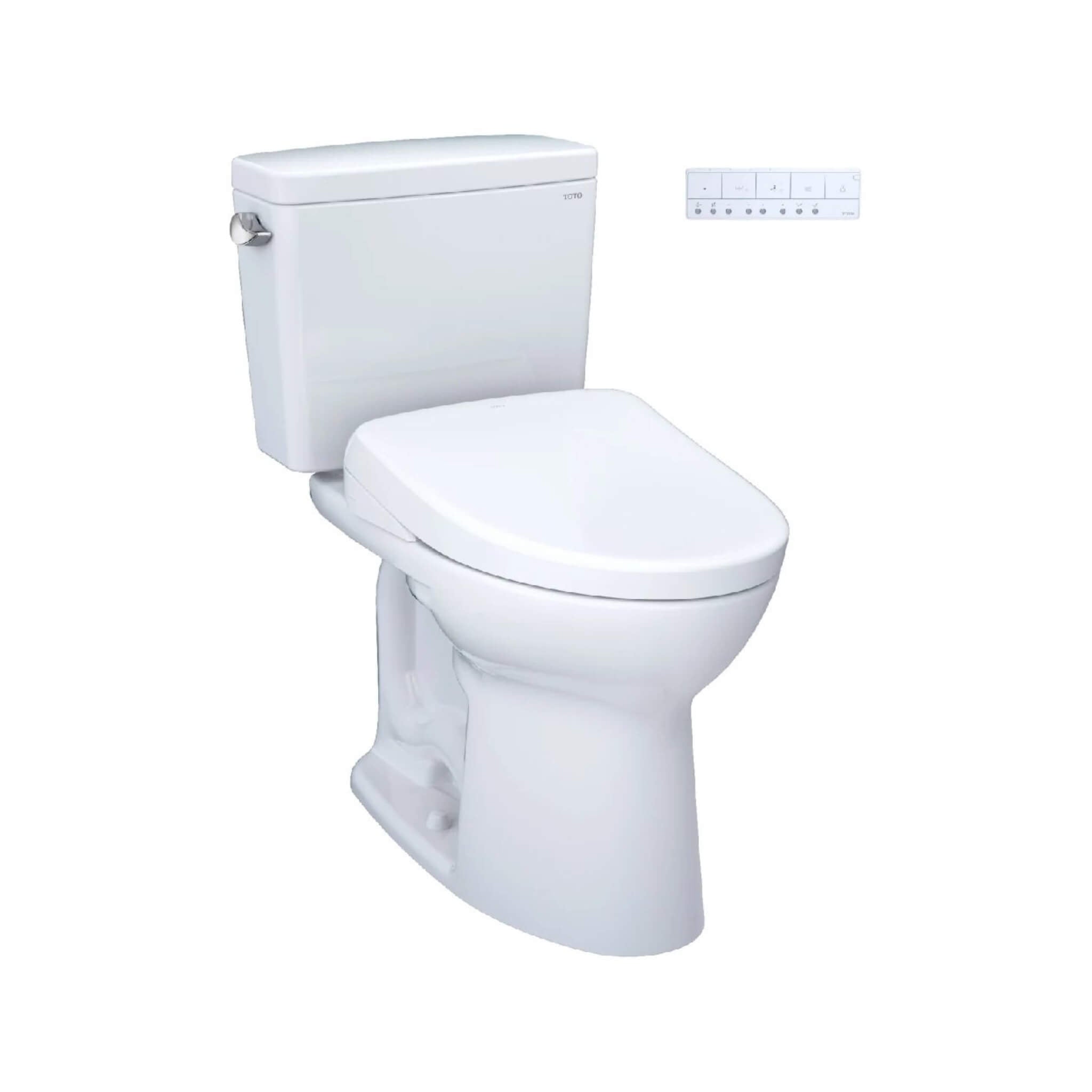 [MW7764726CSFGA.10#01] TOTO Drake 1.6 GPF Universal Height 10" Rough In Toilet With Washlet S7 Bidet Seat (SAK68432)