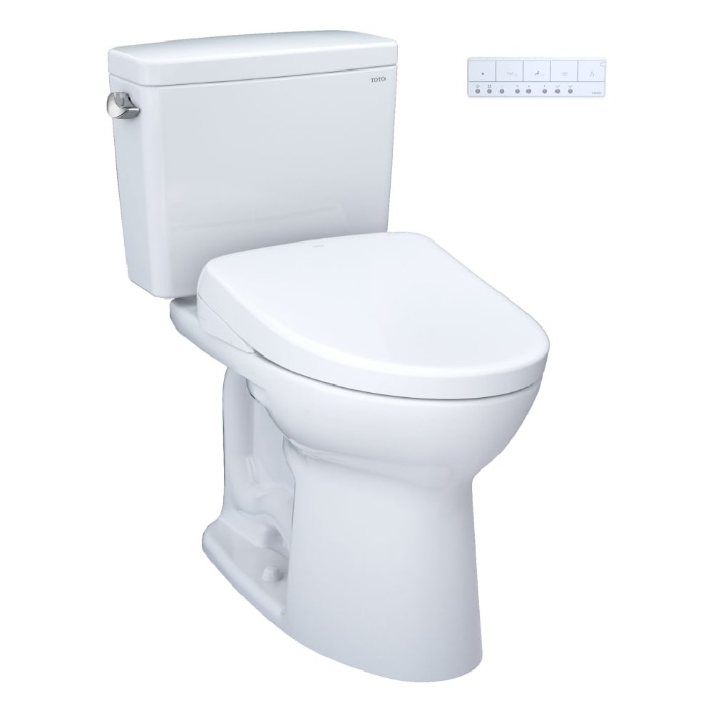 [MW7764736CSFG.10#01] TOTO Drake 1.6 GPF Elongated Chair Height Toilet With Washlet S7A And 10" Rough In (SAK78513)