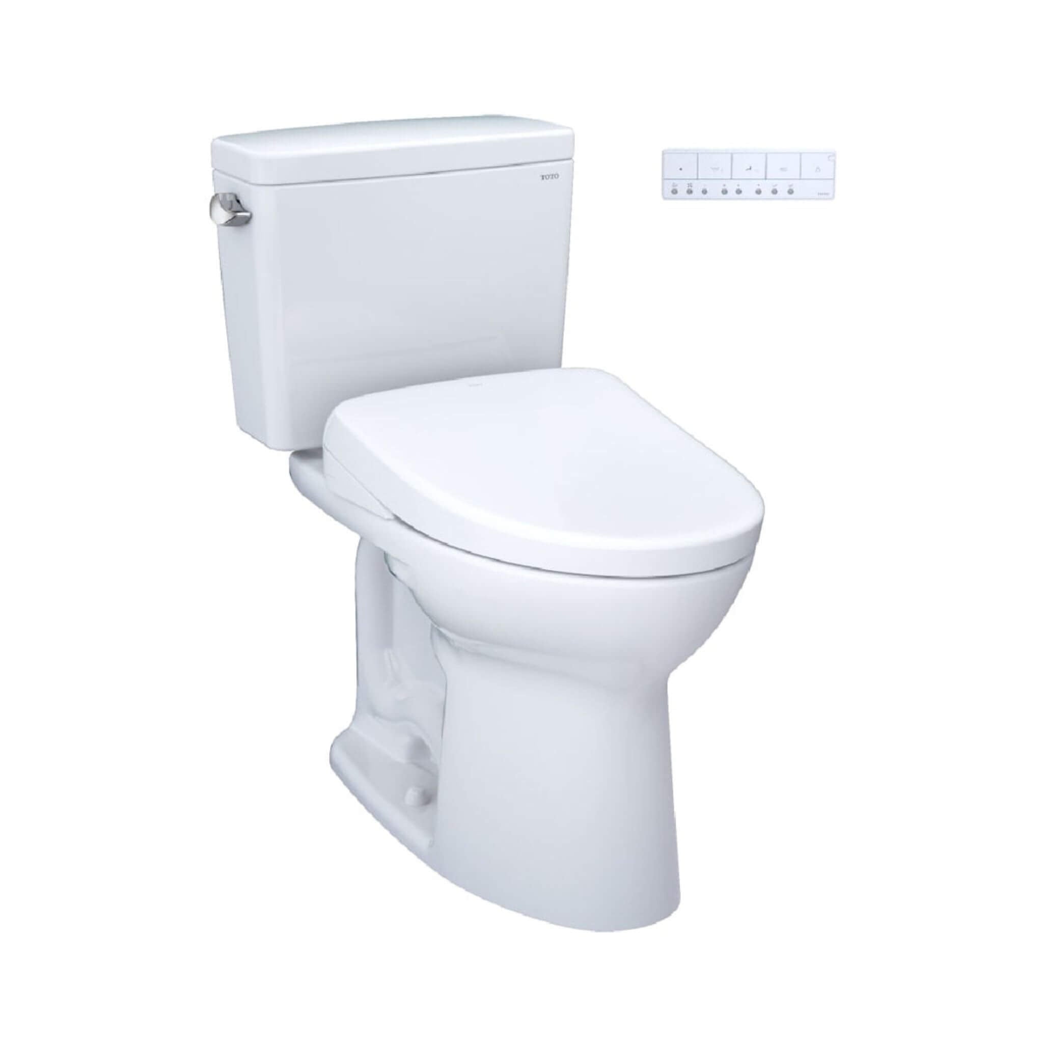 [MW7764736CSG#01] TOTO Drake 1.6 GPF RH Washlet Elongated Bidet Toilet Seat With S7A Auto Open/Close Bidet Seat (SAK75906)