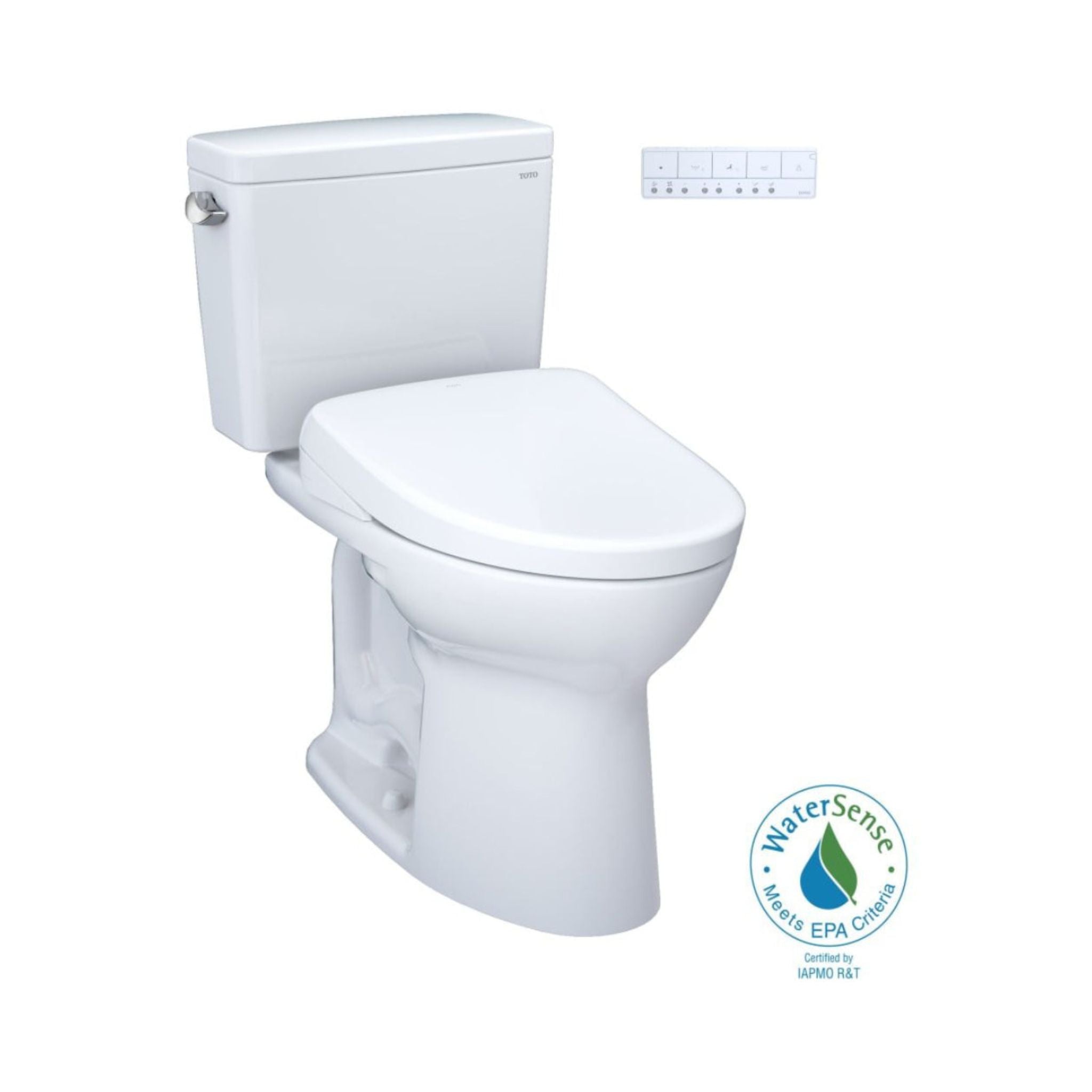 [MW7764736CSG#01] TOTO Drake 1.6 GPF RH Washlet Elongated Bidet Toilet Seat With S7A Auto Open/Close Bidet Seat (SAK75906)