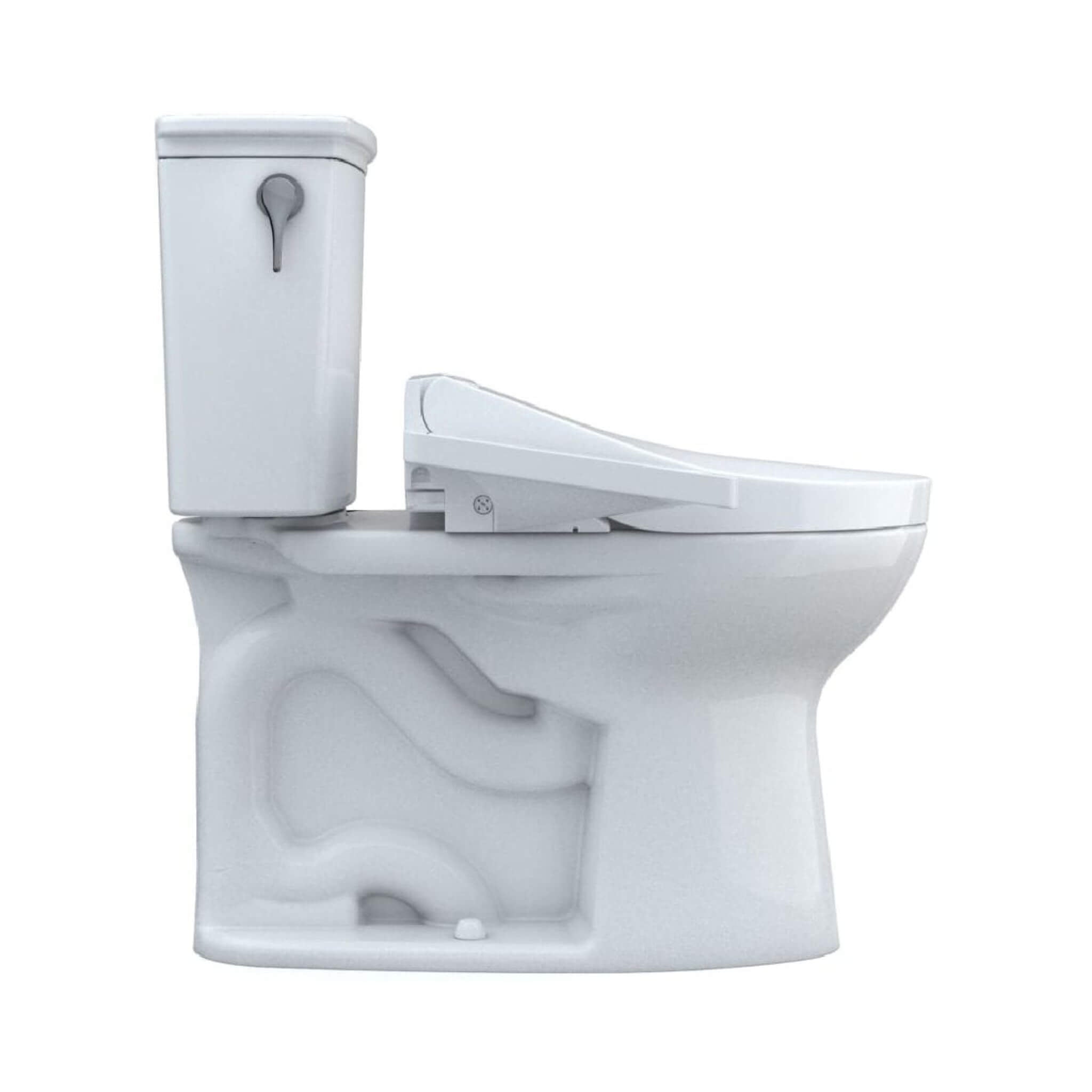 [MW7863074CEFG#01] TOTO Drake Transitional Washlet C2 And 1.28 GPF Elongated Chair Height Toilet With Left Hand Lever (SAK98346)