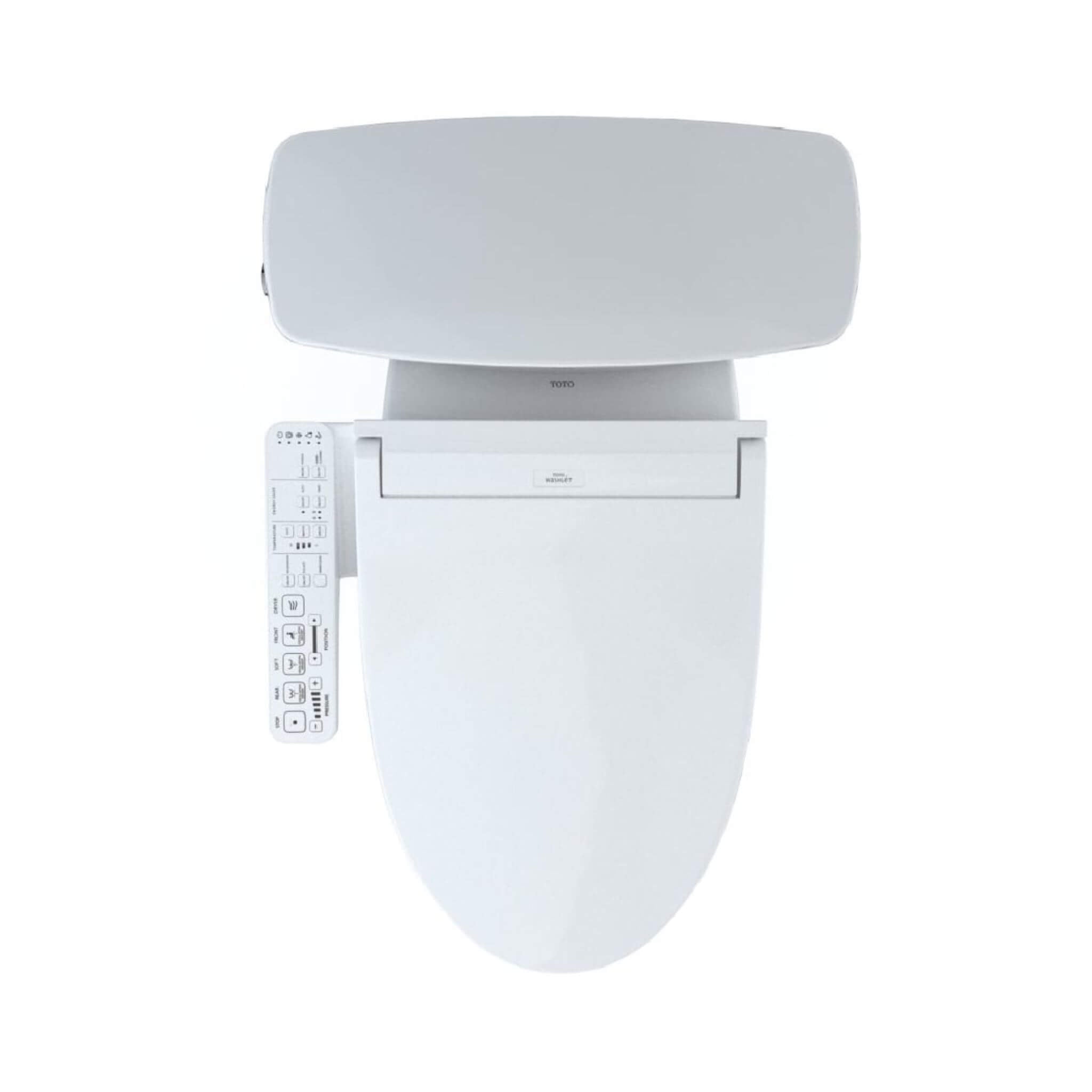 [MW7863074CEFG#01] TOTO Drake Transitional Washlet C2 And 1.28 GPF Elongated Chair Height Toilet With Left Hand Lever (SAK98346)