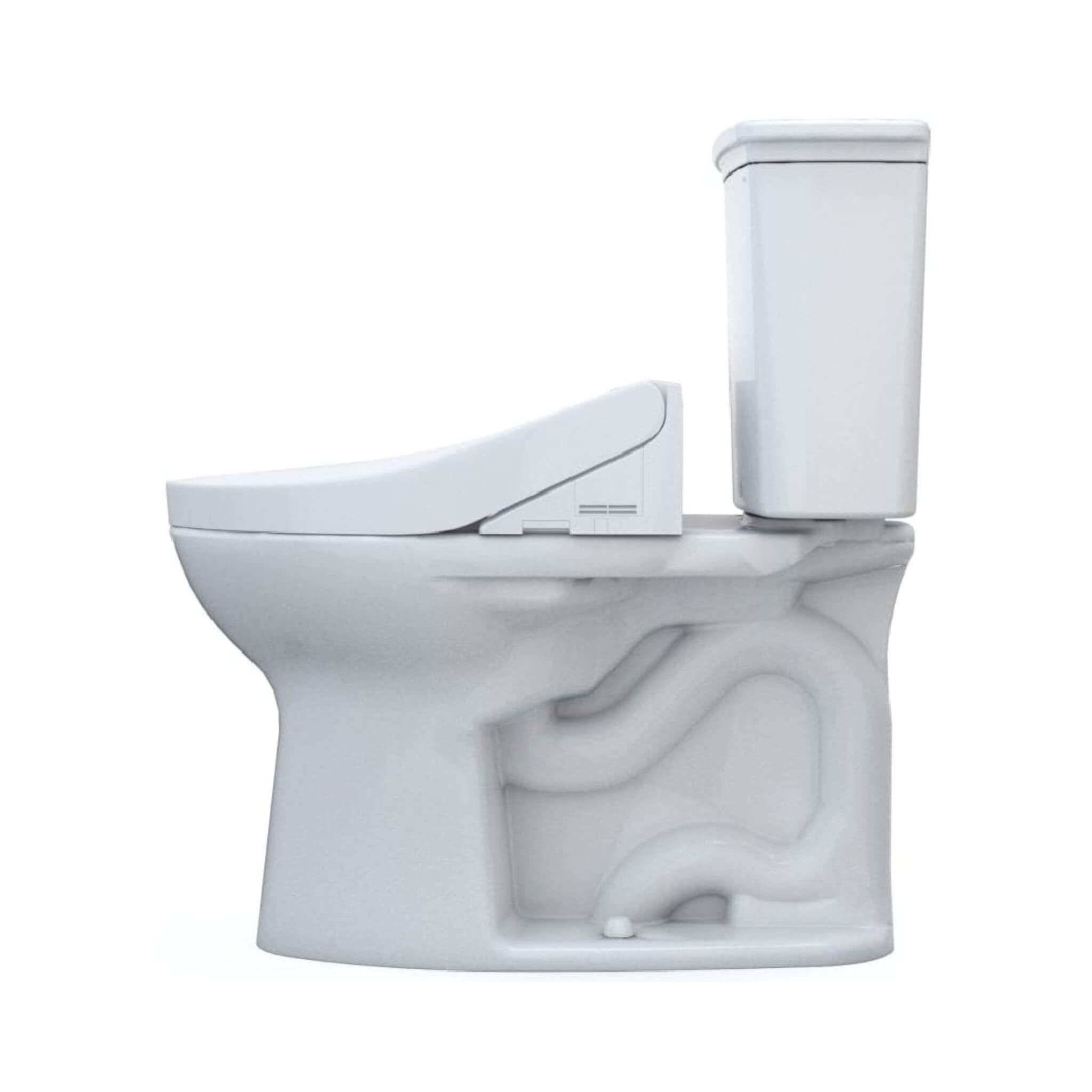 [MW7863074CEFG.10#01] TOTO Drake Washlet C2 With 1.28 GPF Universal Height Bidet Toilet (SAK70451)