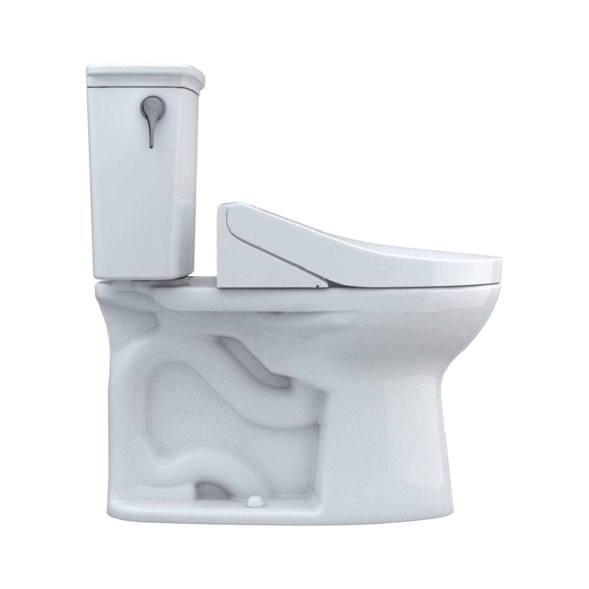 [MW7863084CEG#01] TOTO Drake C5 Bidet Seat With 1.28 GPF Elongated Toilet Left Hand Lever (SAK93542)