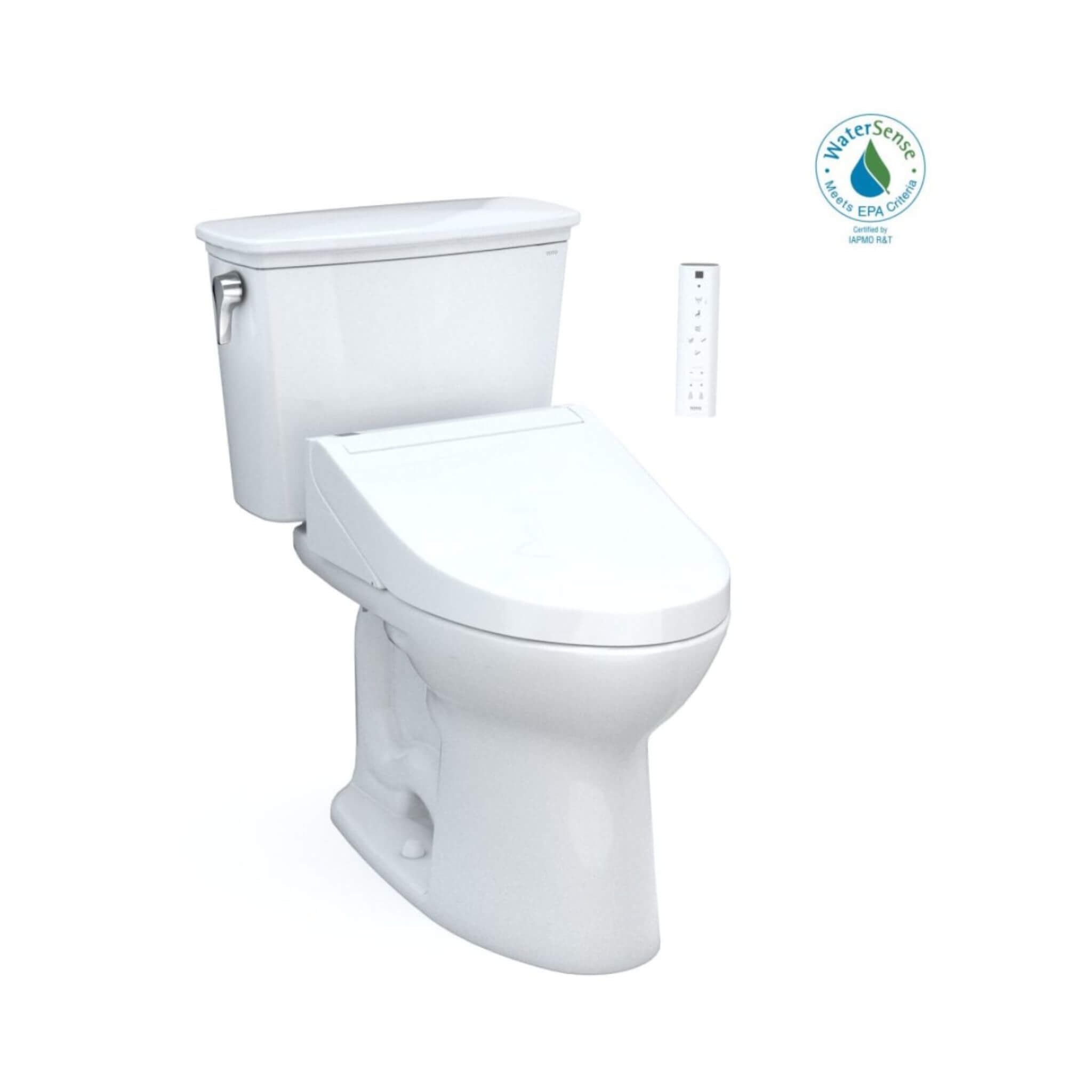 [MW7863084CEG#01] TOTO Drake C5 Bidet Seat With 1.28 GPF Elongated Toilet Left Hand Lever (SAK93542)