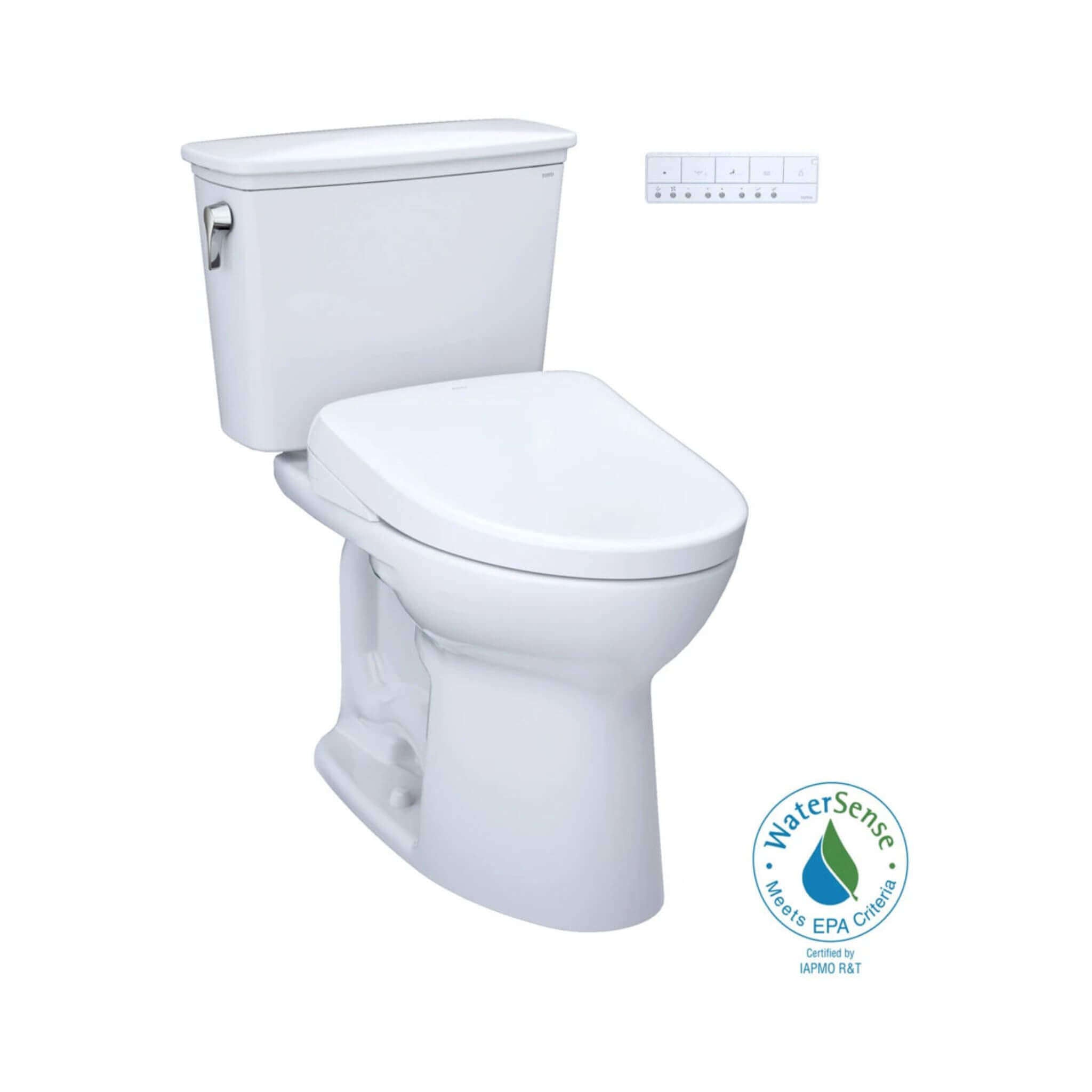 [MW7864736CEFG#01] TOTO Drake 1.28 GPF Elongated Chair Height Toilet Seat With Transitional Washlet S7A (SAK78915)