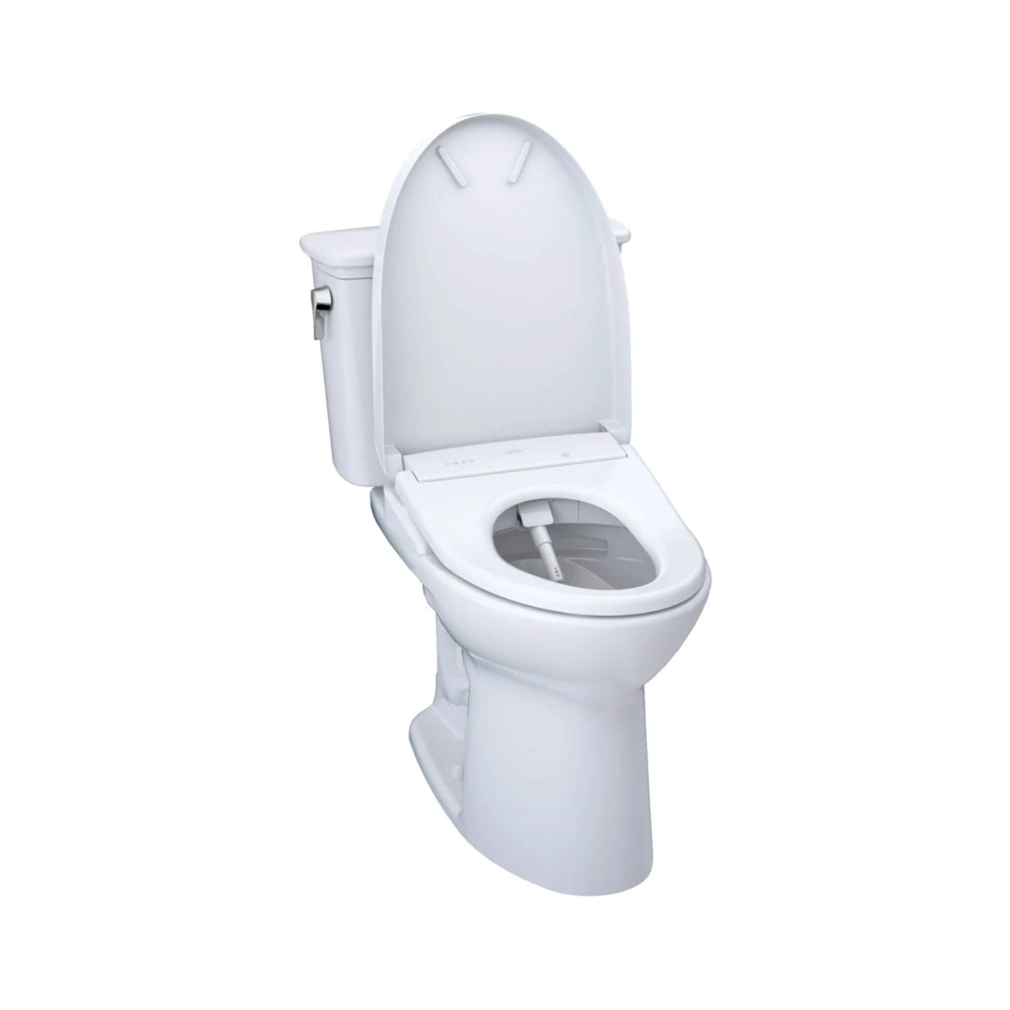 [MW7864736CEFG#01] TOTO Drake 1.28 GPF Elongated Chair Height Toilet Seat With Transitional Washlet S7A (SAK78915)