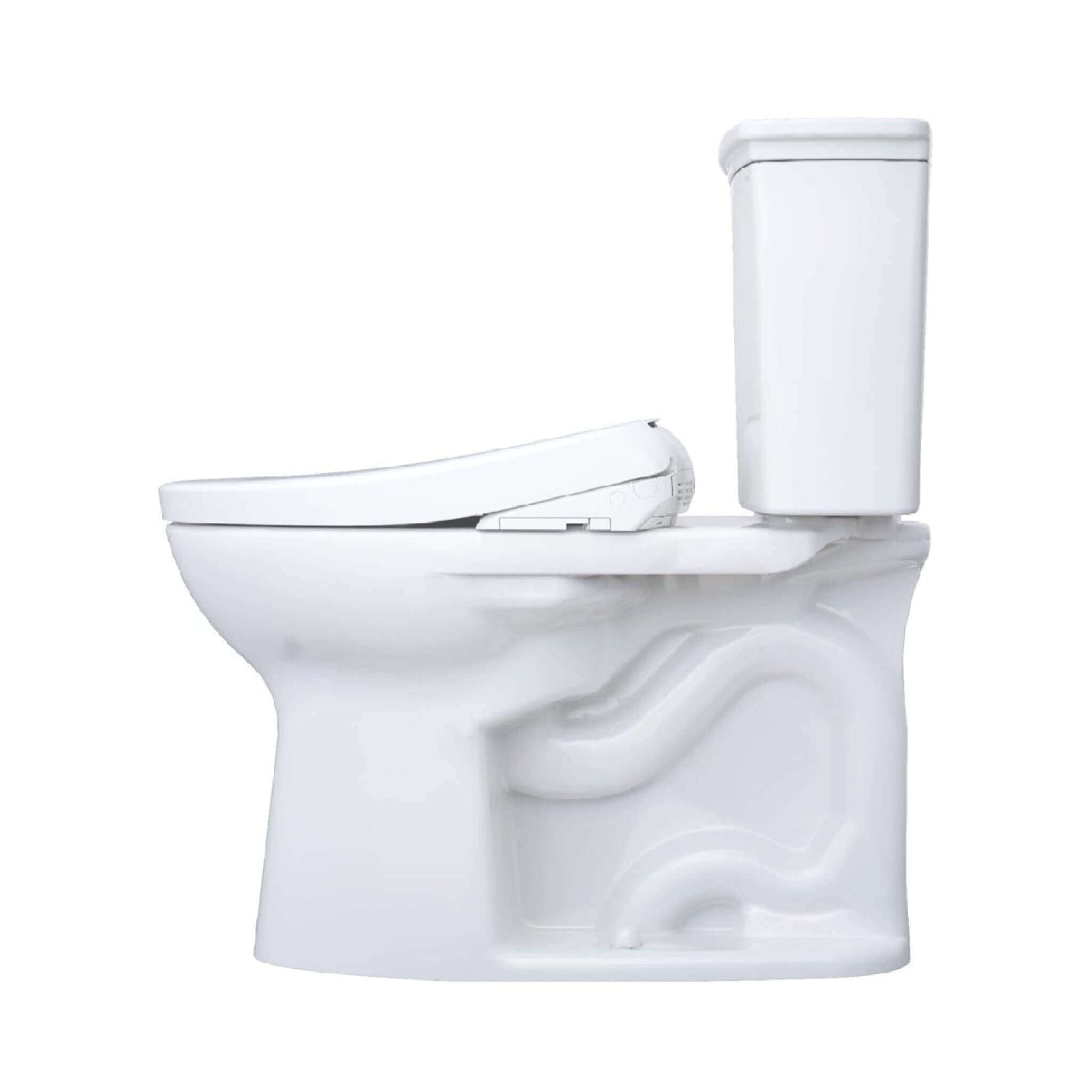 [MW7864736CEFG#01] TOTO Drake 1.28 GPF Elongated Chair Height Toilet Seat With Transitional Washlet S7A (SAK78915)