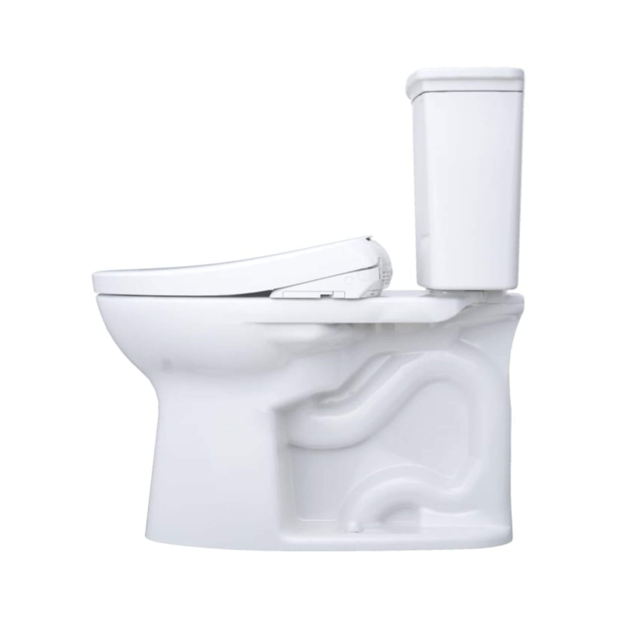 [MW7864736CEFG.10#01] TOTO Drake Washlet S7A Open Bidet Seat And 1.28 GPF Universal Height Toilet With Warm Air Dryer (SAK94671)
