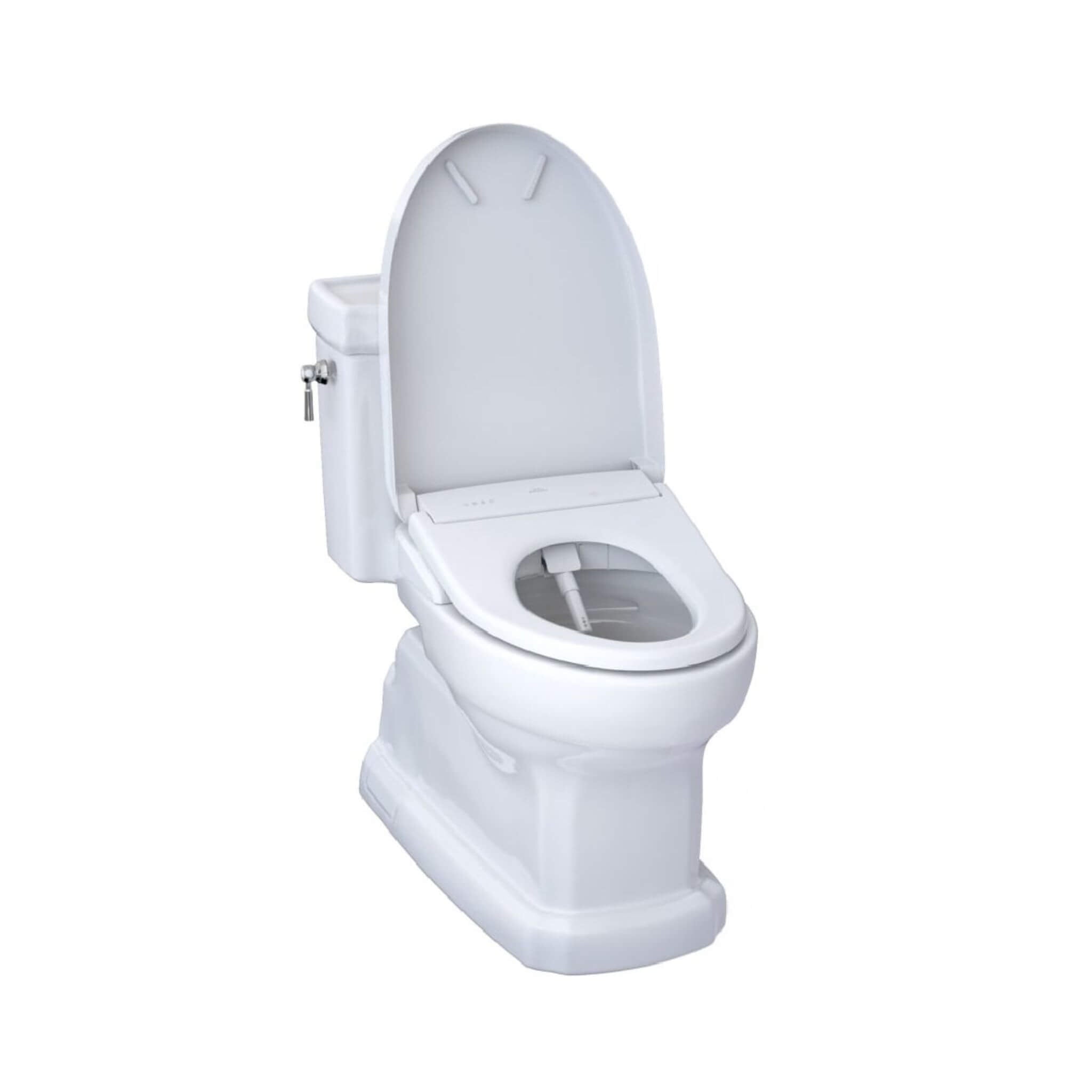 [MW9744734CEFGA#01] TOTO Guinevere 1.28 GPF Elongated Chair Height Toilet With Washlet+ S7A Tornado Auto Flush (SAK41037)