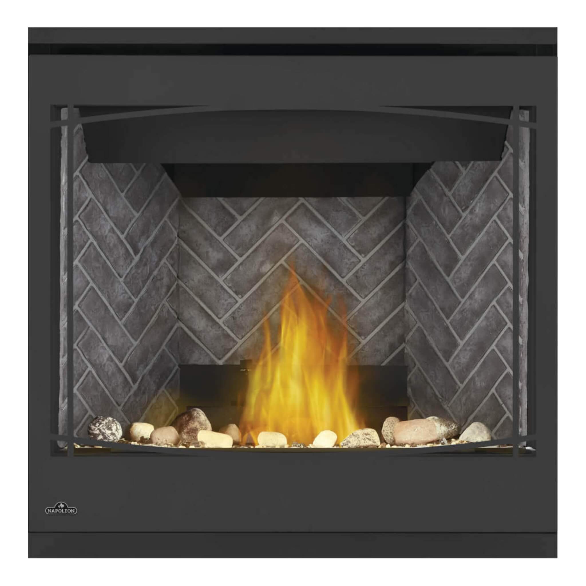 Napoleon Ascent 36 Direct Vent Electronic Ignition Natural Gas Fireplace, 35" [BX36NTRE] (SAK75982)