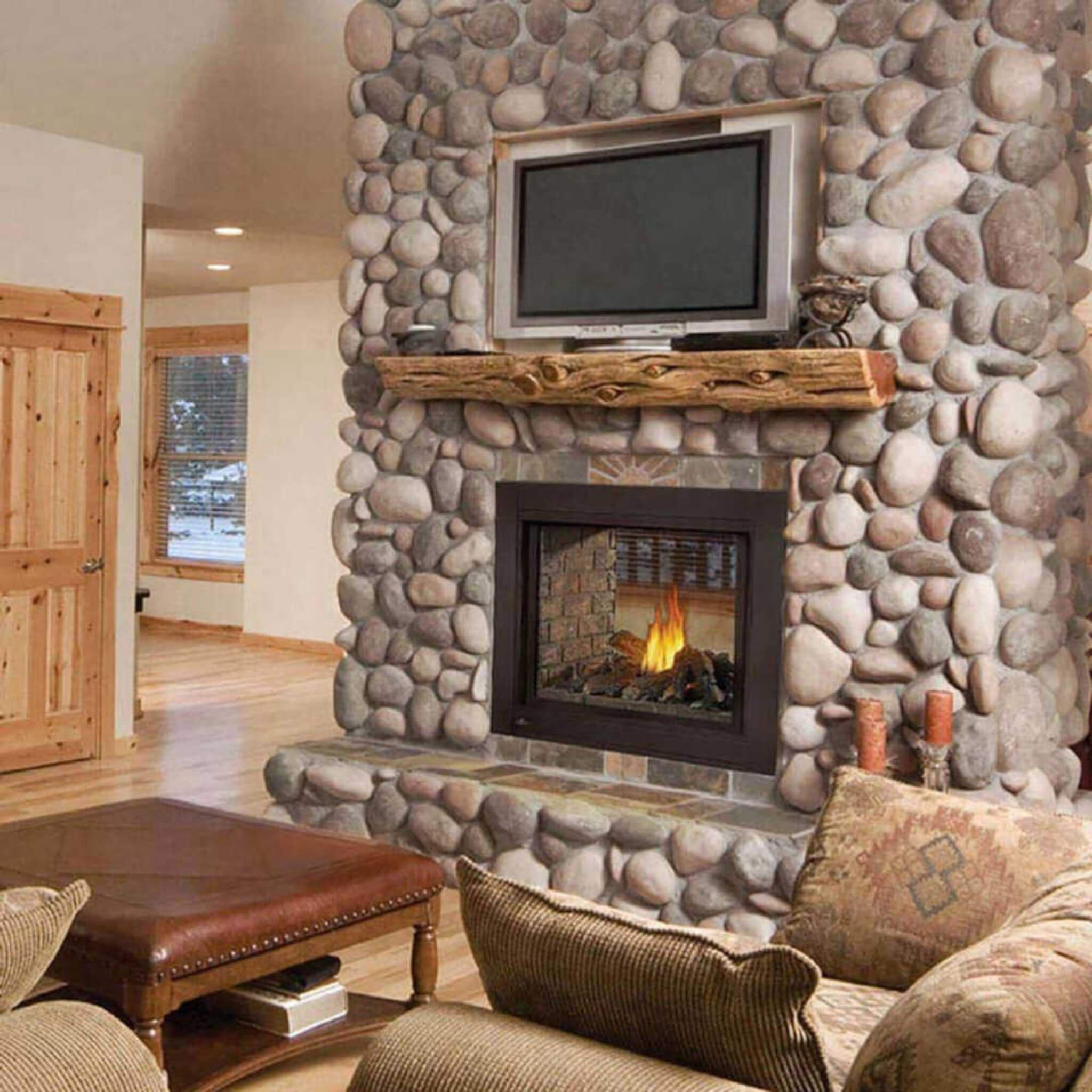 Napoleon Ascent Multi-View 3-Sided Log Set Direct Vent Natural Gas Fireplace [BHD4PNA] (SAK75492)