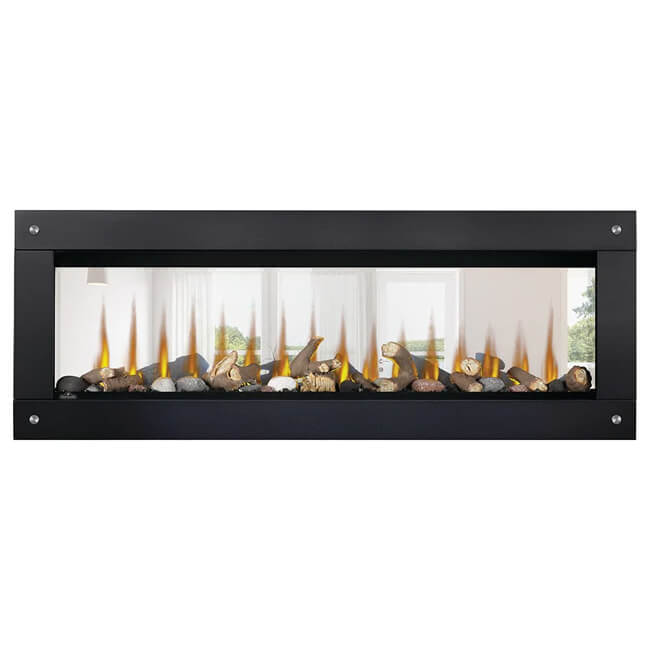 Napoleon Clearion Elite 60 Fully Recessed See Thru Wall Mounted Electric Fireplace, 60" [NEFBD60HE] (SAK31716)