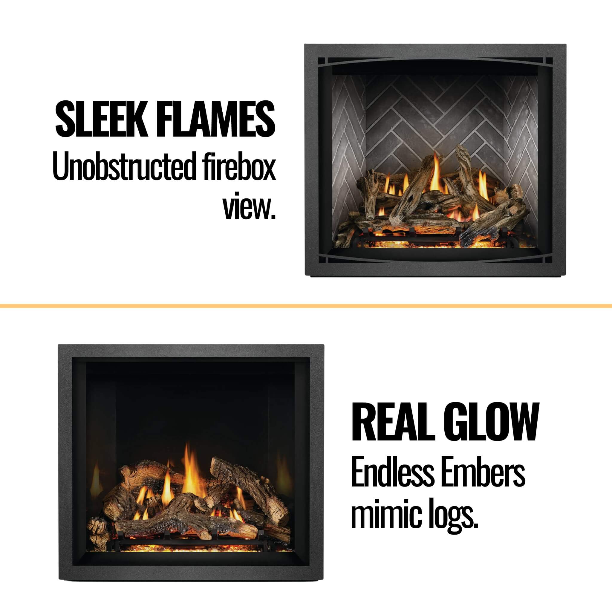 Napoleon Elevation X 36 Direct Vent Electronic Ignition Propane Gas Fireplace With Remote Control, 38" [EX36N/PTEL] (SAK83365)