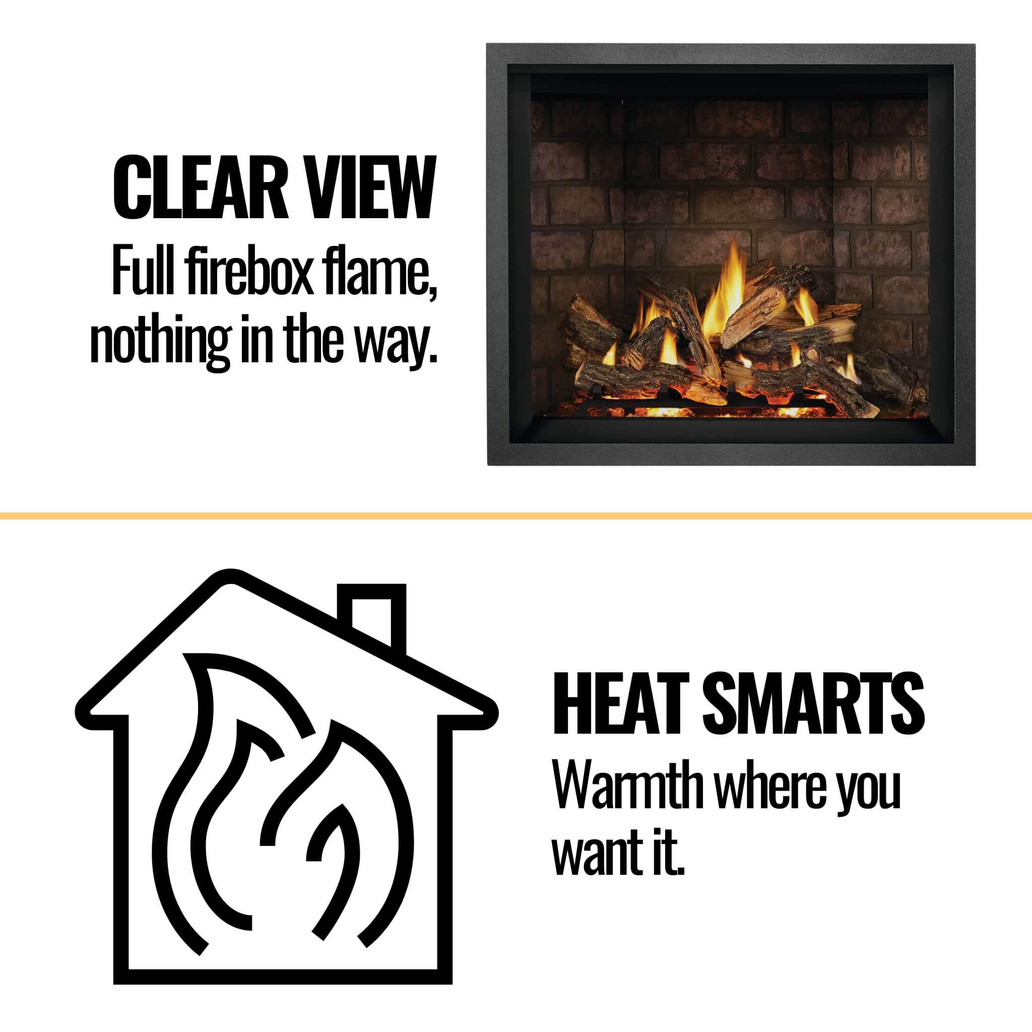 Napoleon Elevation X 42 Direct Vent Electronic Ignition Propane Gas Fireplace, 44" [EX42N/PTEL] (SAK83652)