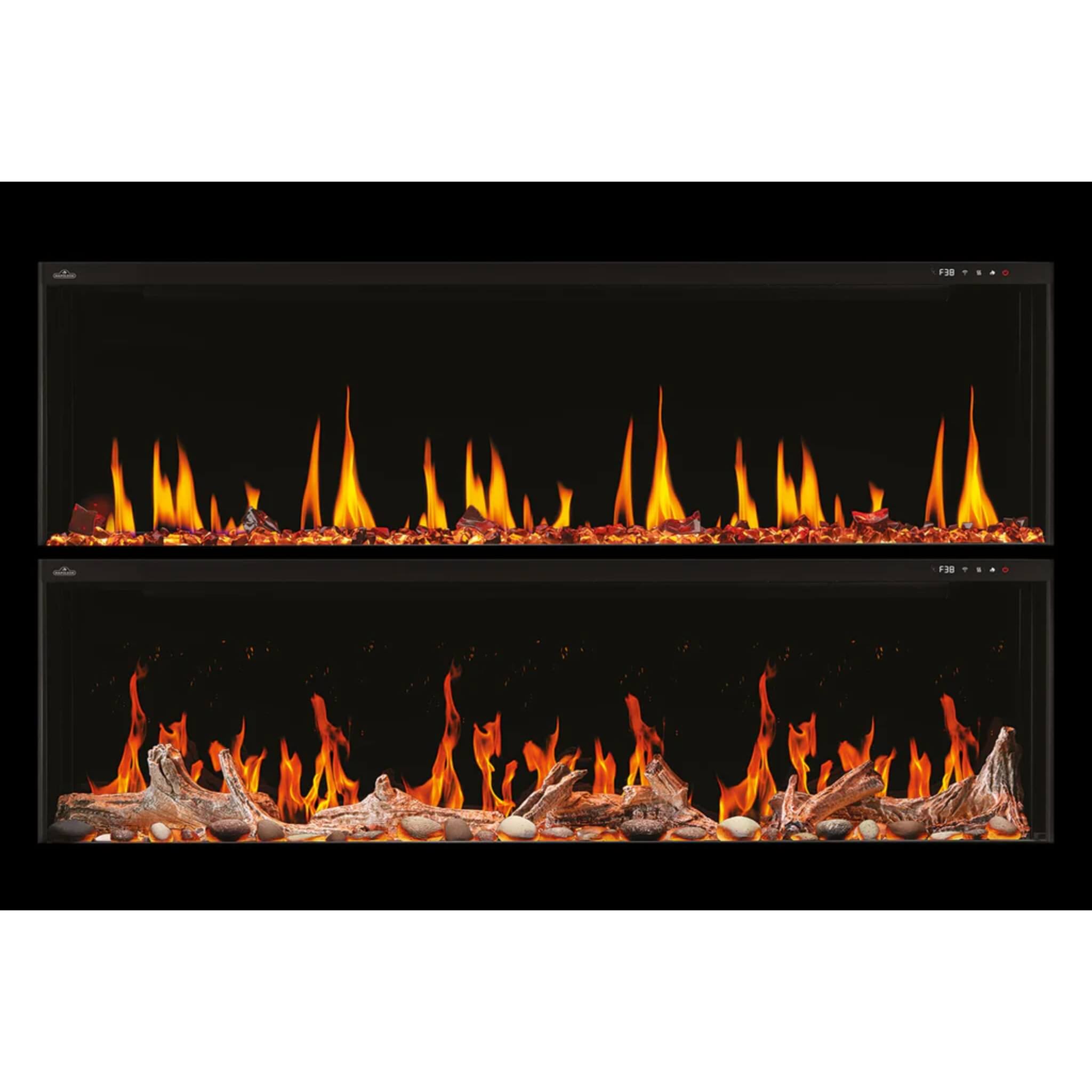 Napoleon Luminex 65" LCD Built-In Electric Fireplace With Remote Control [NEFL65LCD-3SV] (SAK83665)