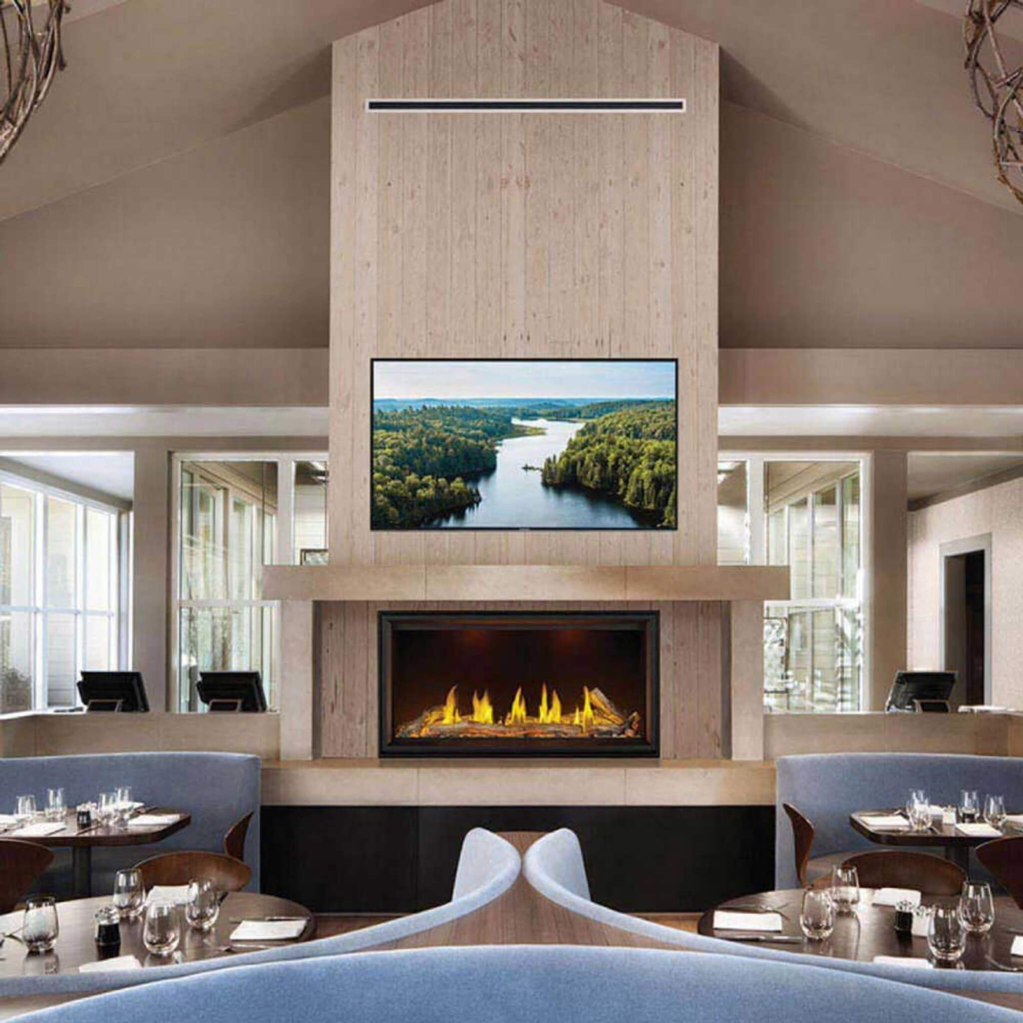 Napoleon Tall Linear Vector Direct Vent Natural Gas Fireplace With Remote Control [TLV50/62/74N] (SAK58256)