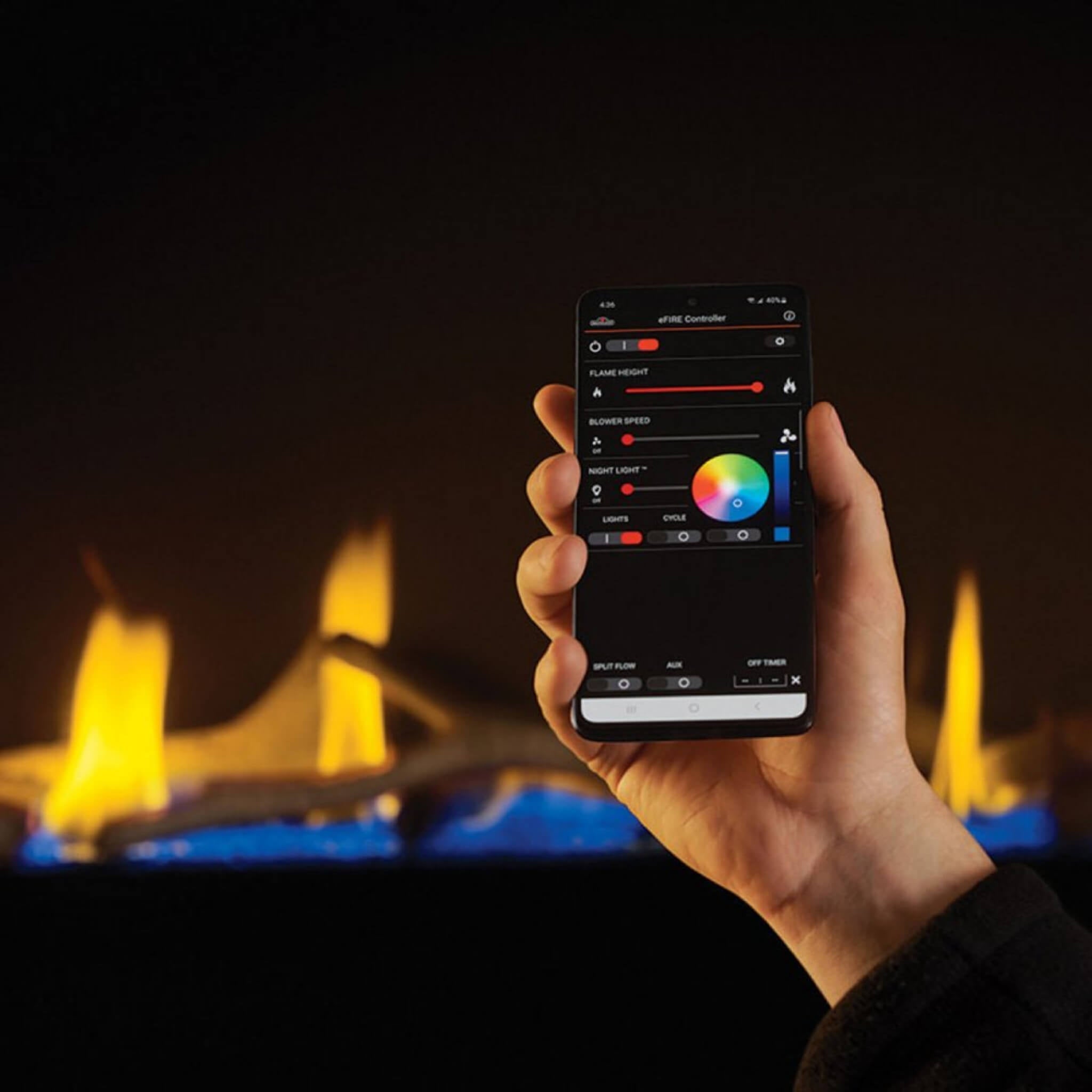 Napoleon Tall Linear Vector Direct Vent Natural Gas Fireplace With Remote Control [TLV50/62/74N] (SAK58256)