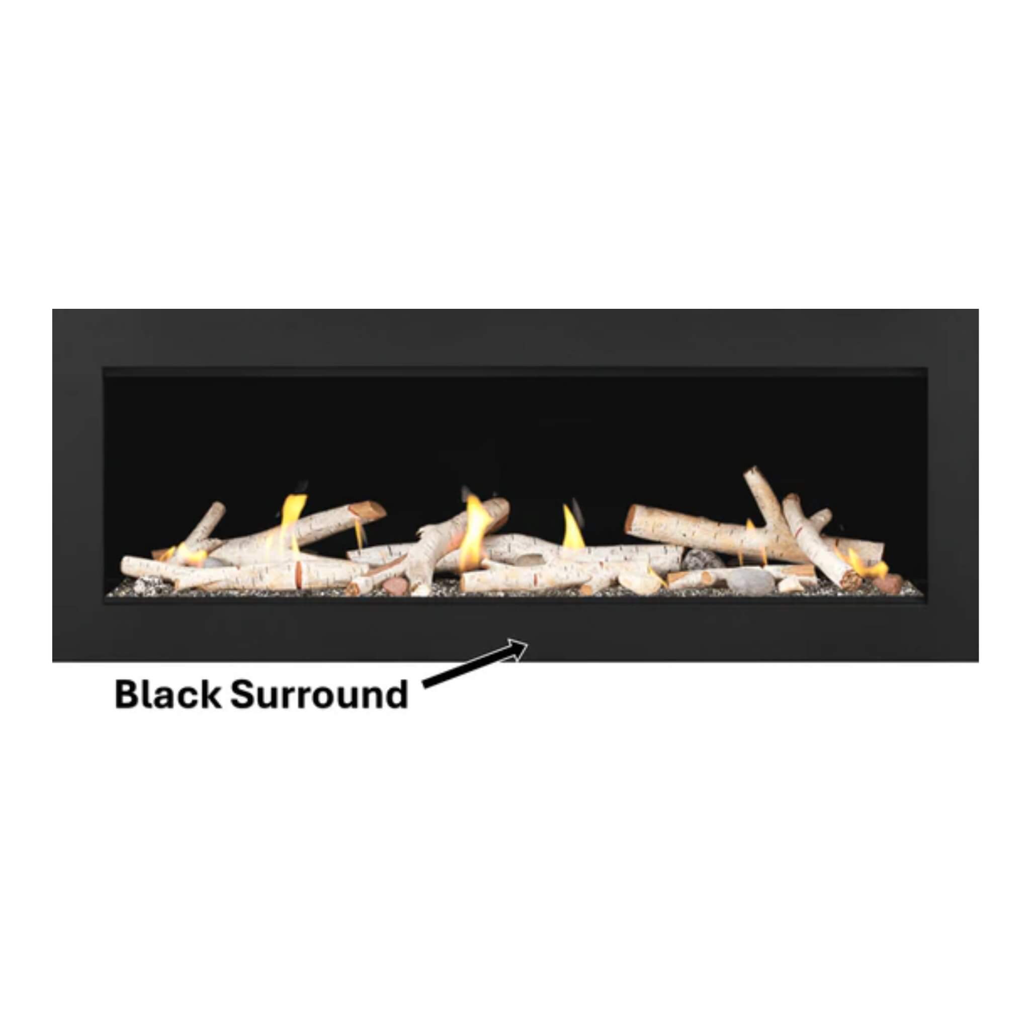Napoleon Vector 50 Single-Sided Direct Vent Electronic Natural Gas Fireplace With Night Light System, 65" [LV50N-2] (SAK29481)