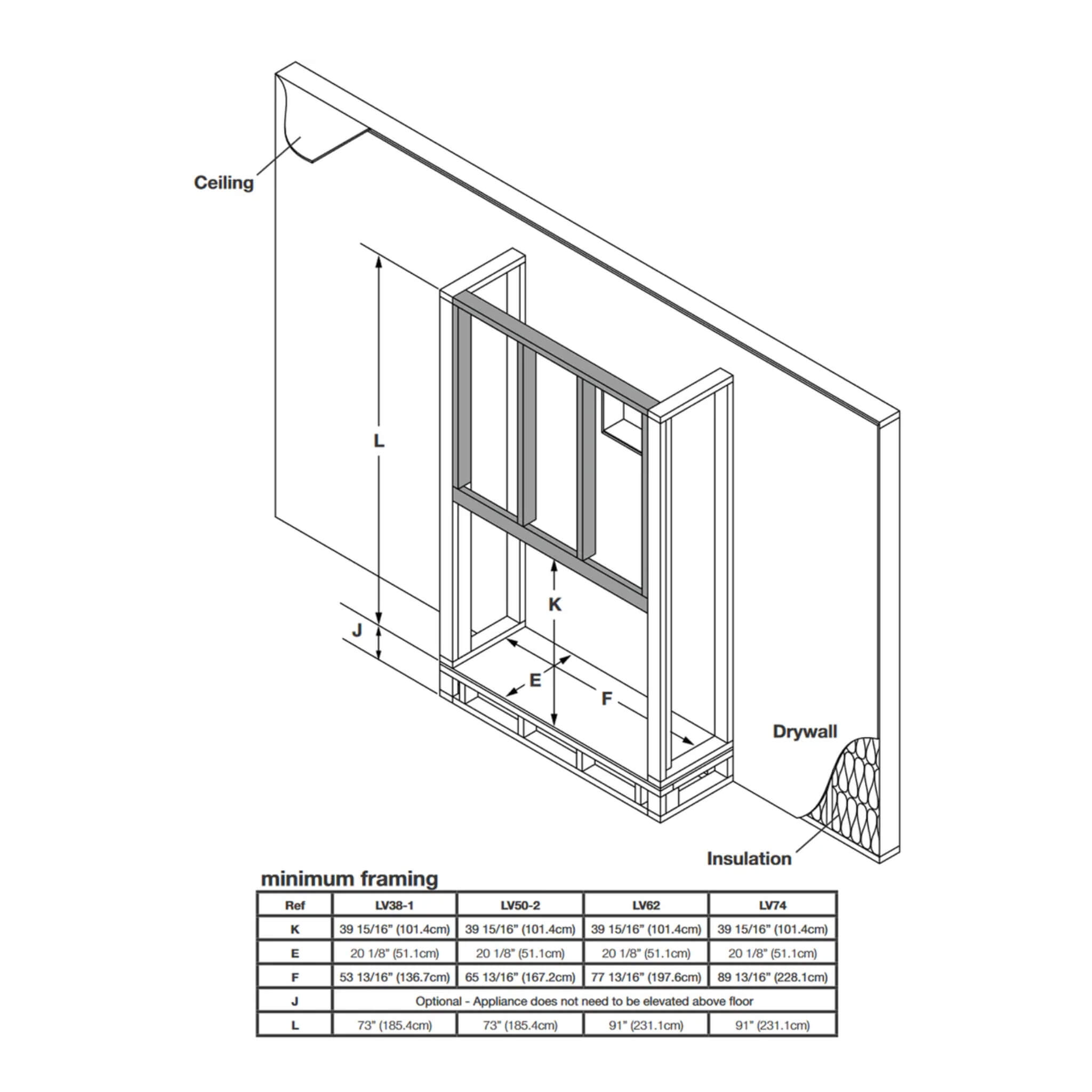 Napoleon Vector 50 Single-Sided Direct Vent Electronic Natural Gas Fireplace With Night Light System, 65" [LV50N-2] (SAK29481)