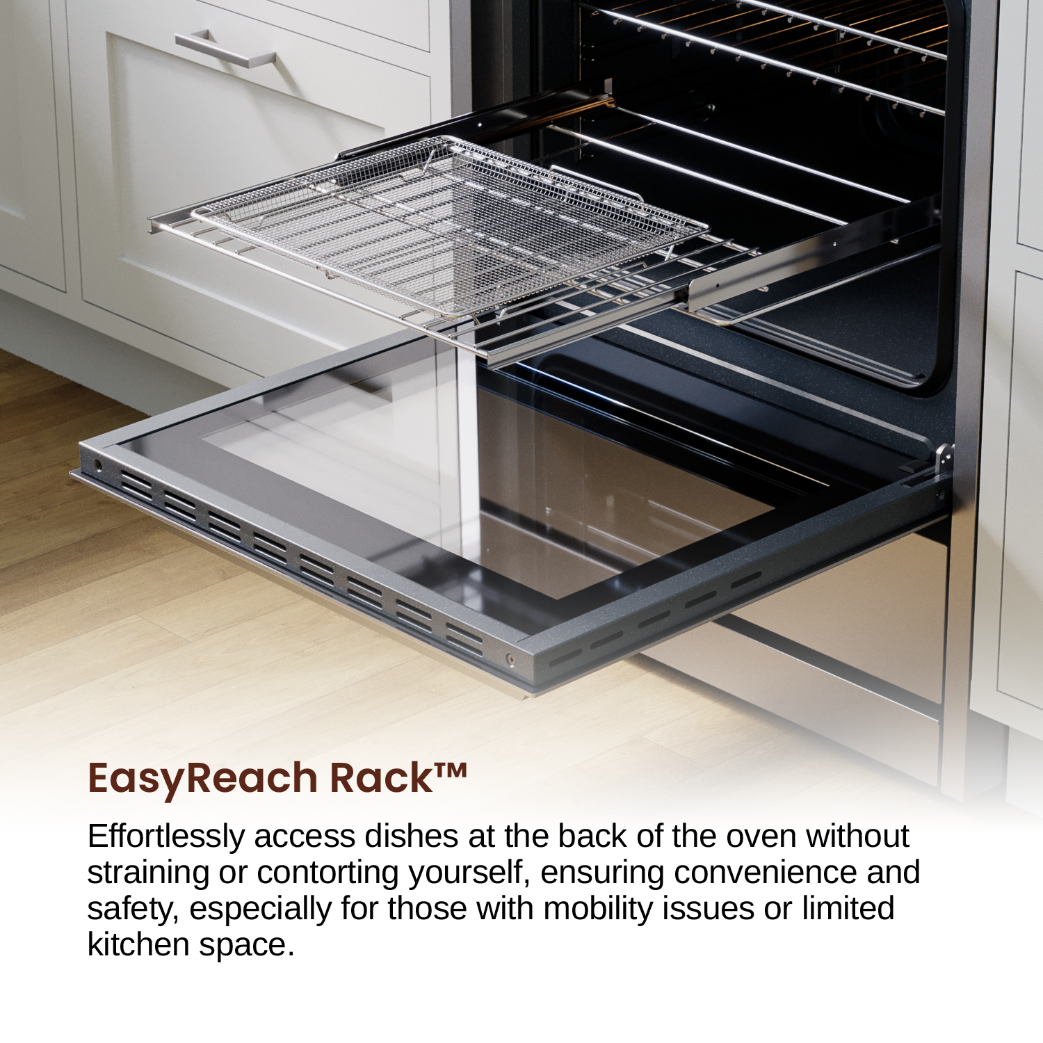 Rangaire 24" Electric Range AirFry Convection Oven Freestanding Stainless Steel RRE241TS