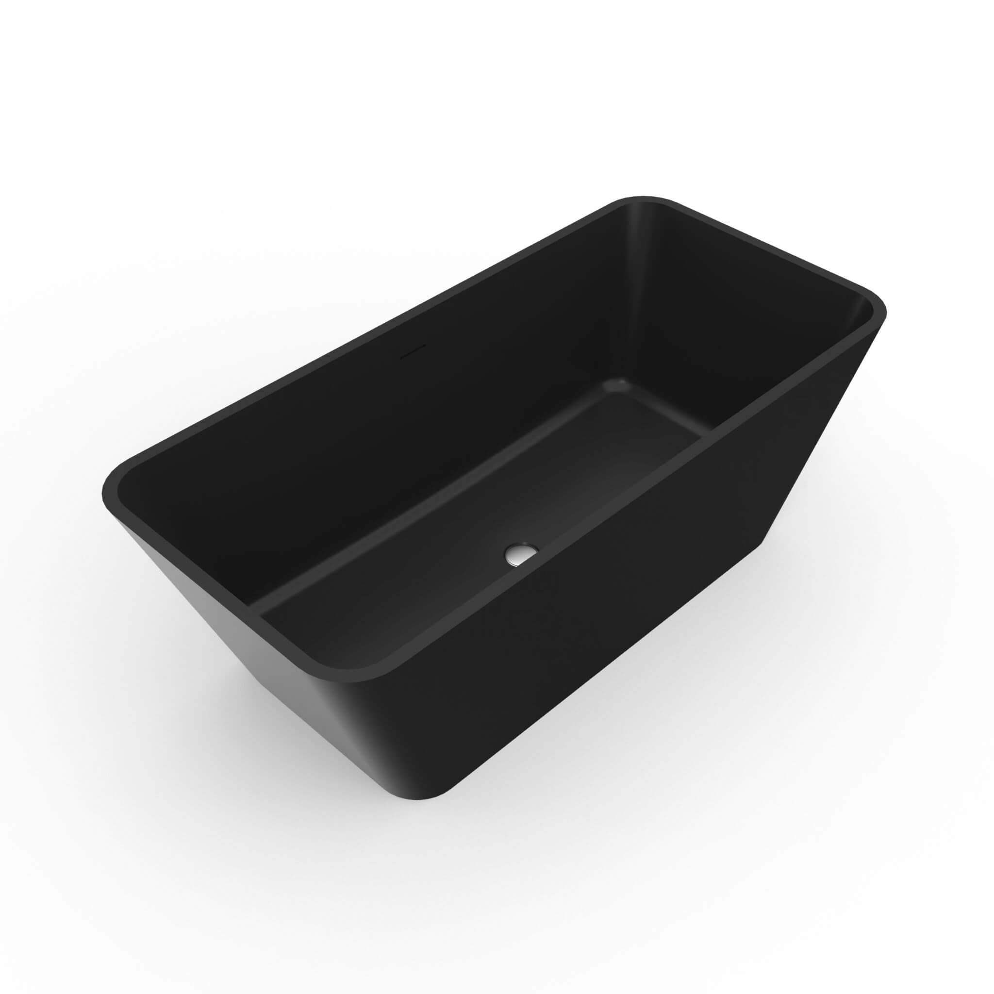 Nuvia 67-Inch Luxury Freestanding Solid Surface Soaking Bathtub (SAK51920)