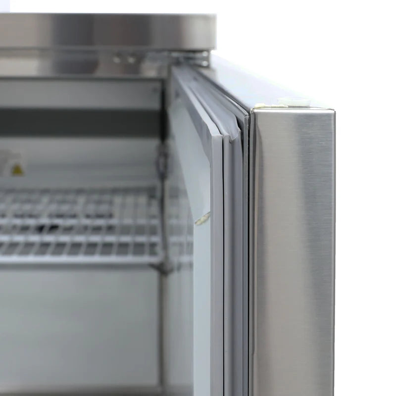 Grista Undercounter Refrigerator, Single Solid Door, 6.3 cu ft Capacity, in Stainless Steel