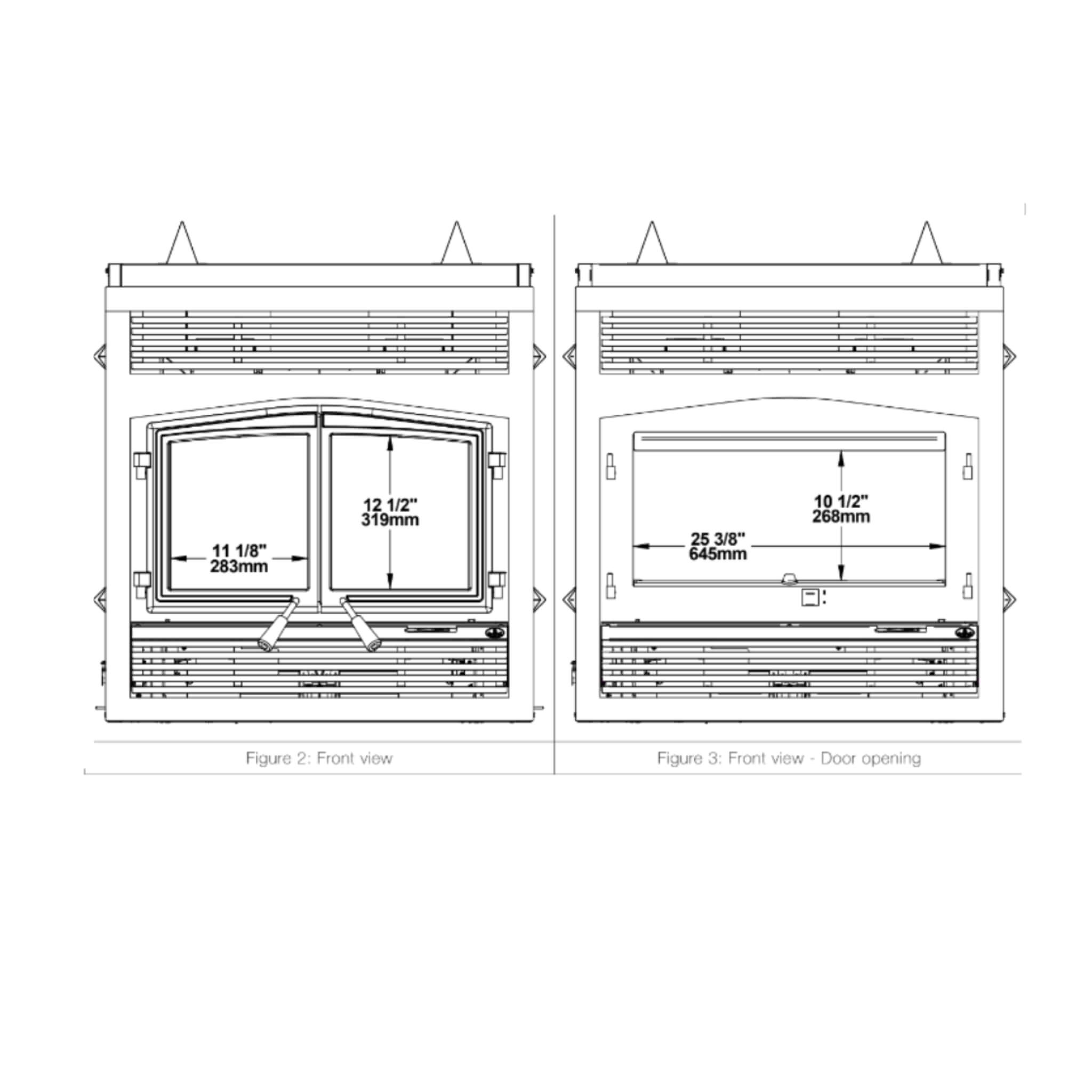 Osburn Stratford II Wood-Burning Fireplace Insert [OB04007] (SAK31578)