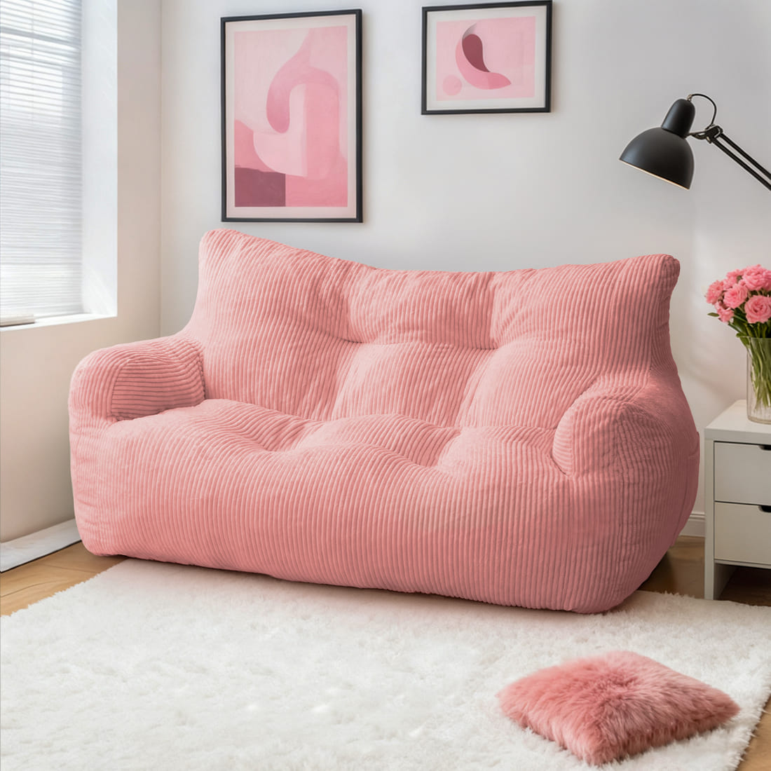 Pamapic Adult Bean Bag Chair for House Comfy