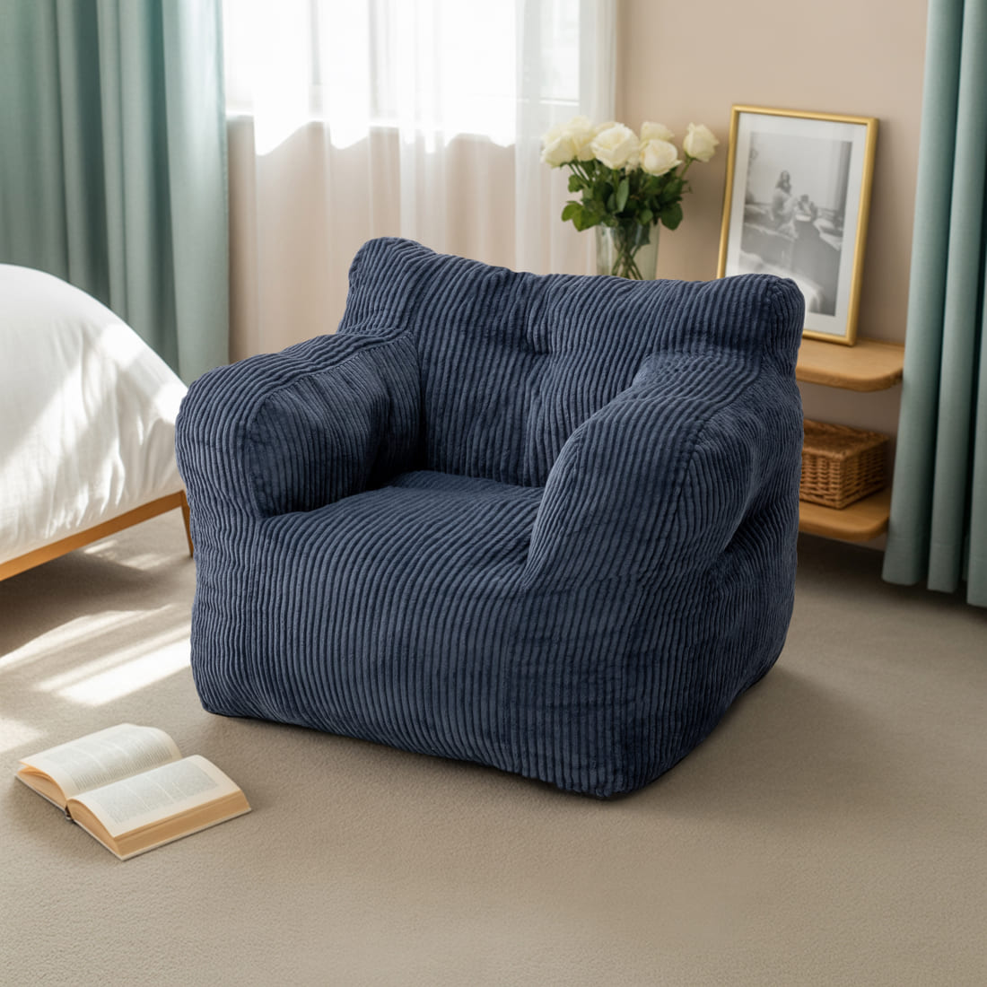 Pamapic Adult Bean Bag Chair for House Comfy