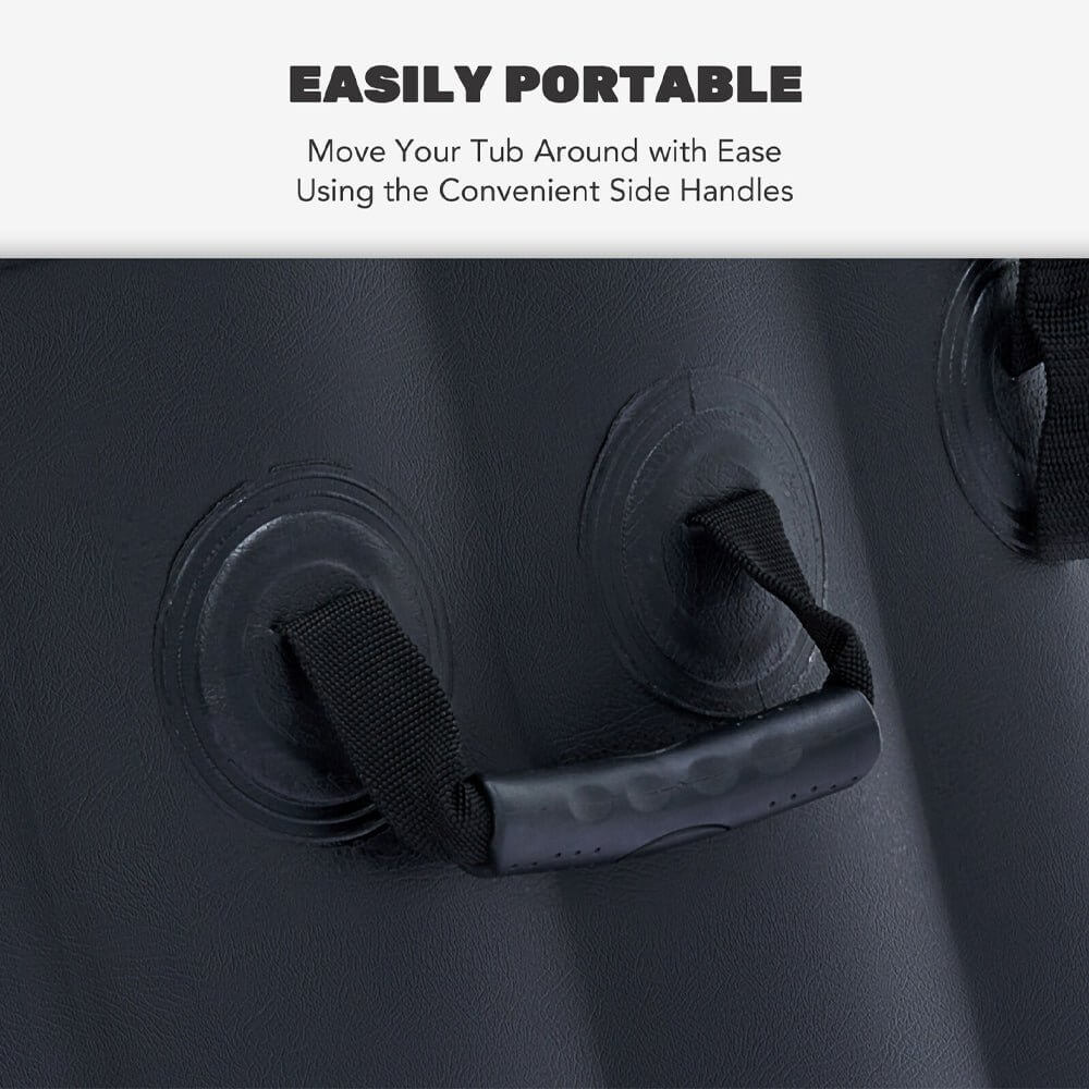 Premium Blow Up 6 Person Sauna Pool Hot Tub With 130 Jets, 7FT (SAK63510)