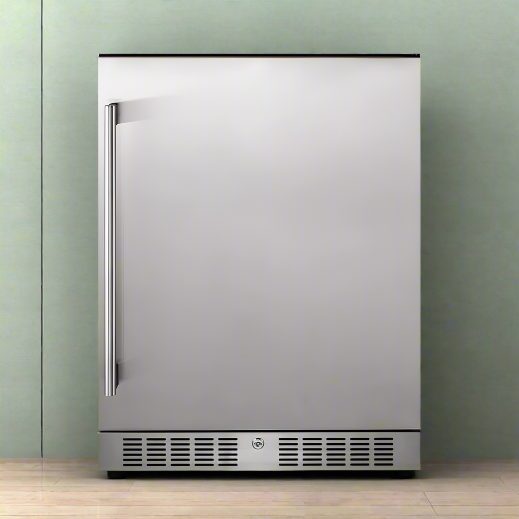 Premium 5.3 Cu.Ft Single Door Stainless Steel Built-In Wine Beverage Undercounter Refrigerator (SAK95276)