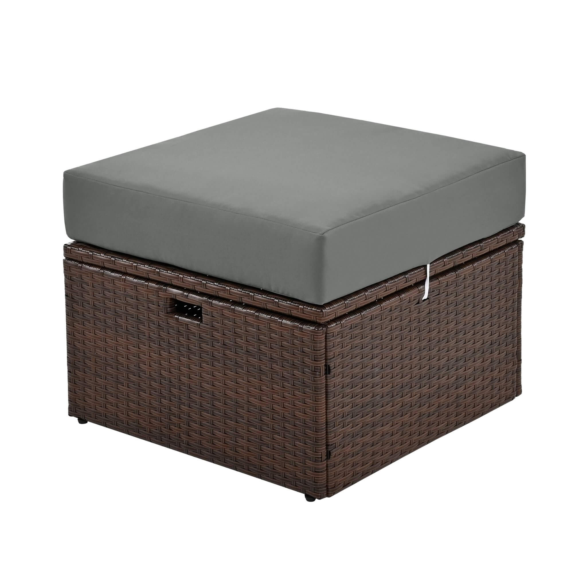 Alora Premium Outdoor 2-Seater Patio Daybed With Foldable Awning, Cushions, And Rattan Frame (SAK90233)