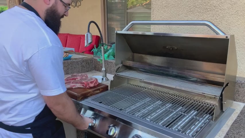 Load video: Infrared Sear Zone Burner