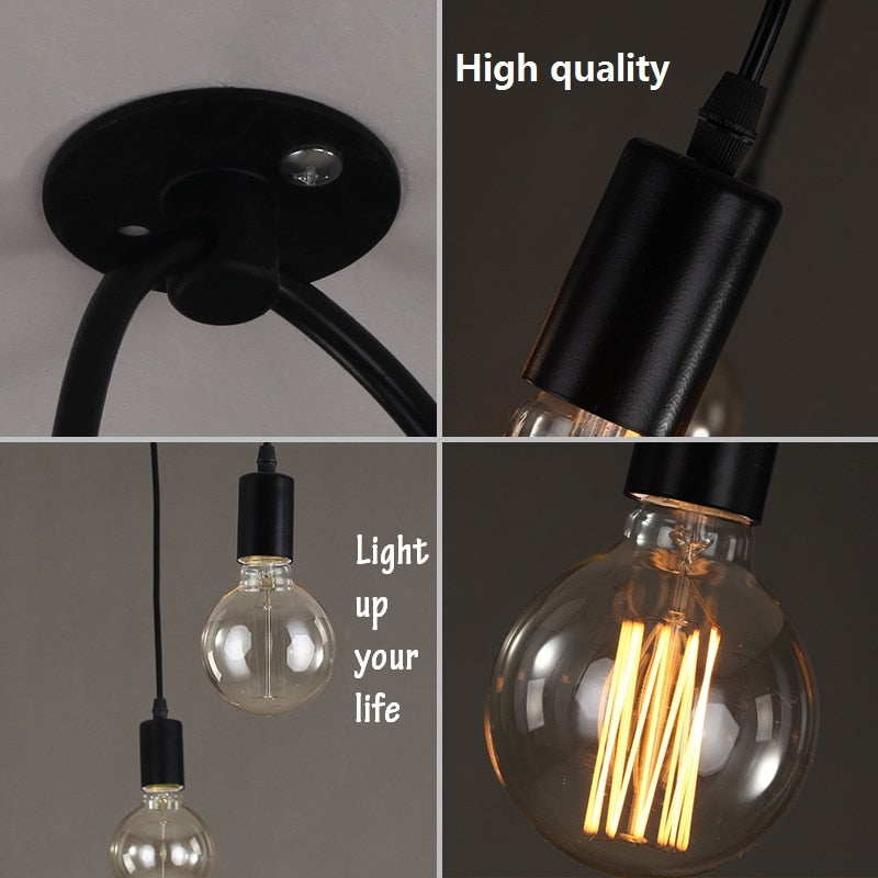 Emma's LED Spider Chandelier - DIY Art Ceiling Lamp with Adjustable Wires