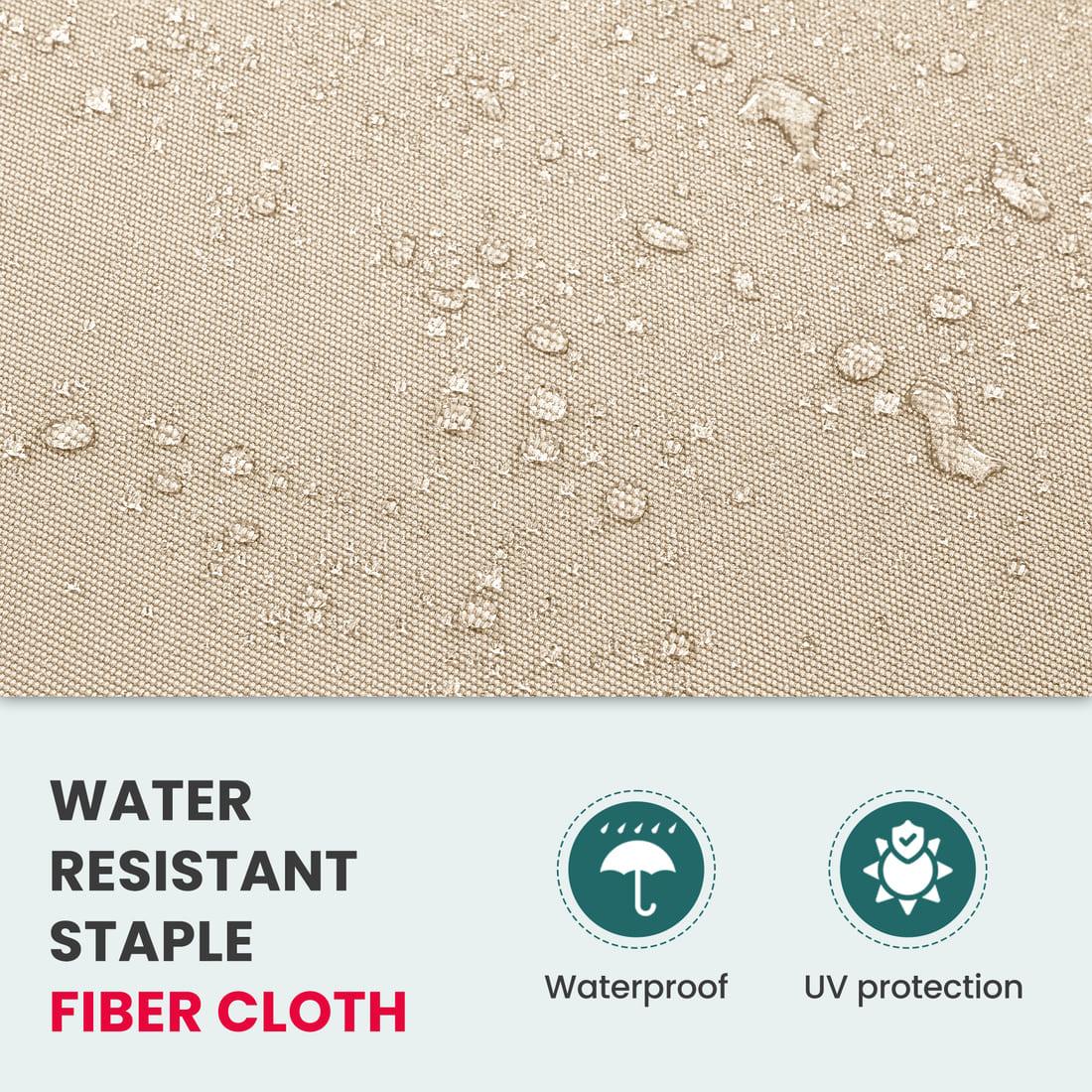 Pamapic 14 Pieces Replacement Cushions for Patio Furniture, Waterproof UV Resistant