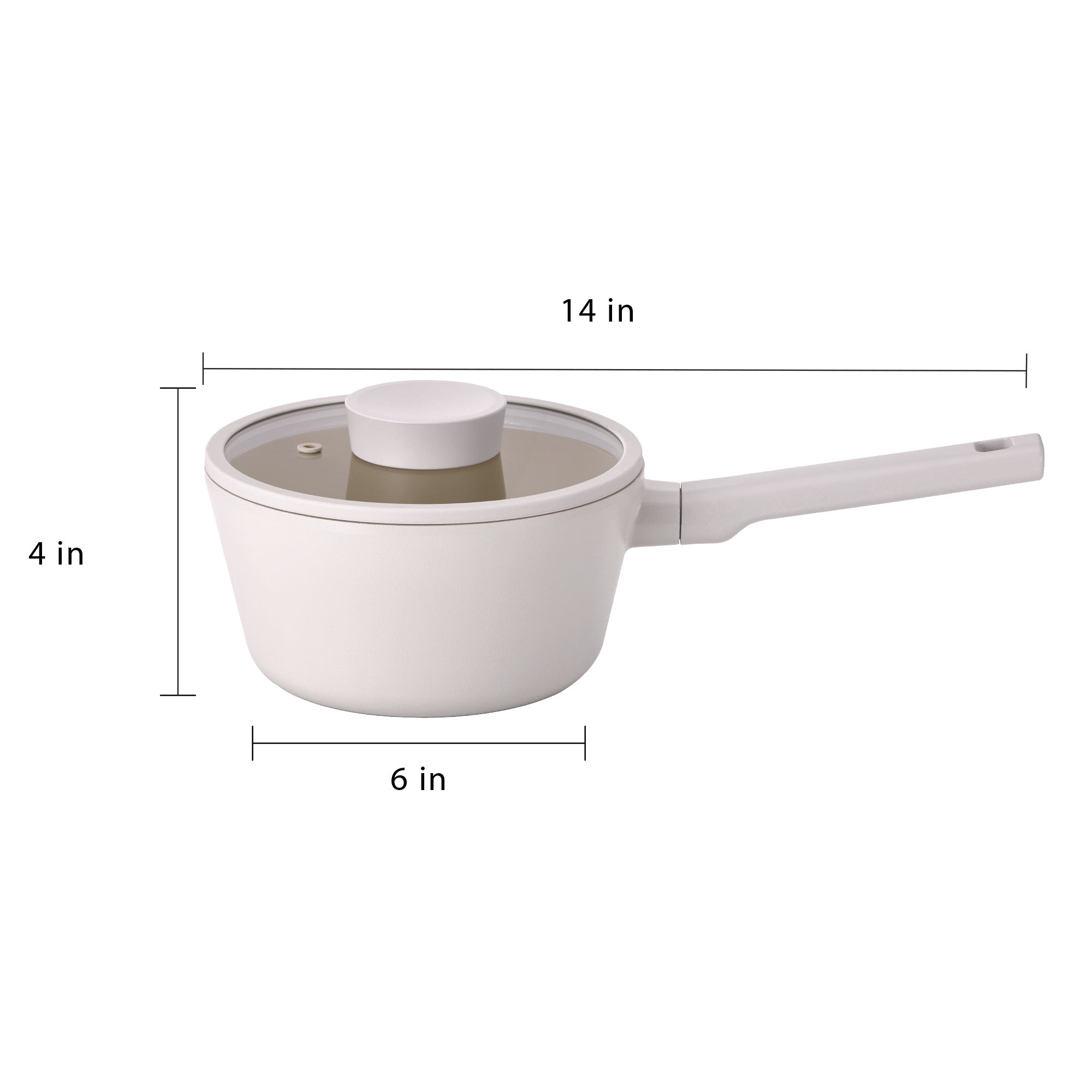 Vulcan Ivory 7" Sauce Pan