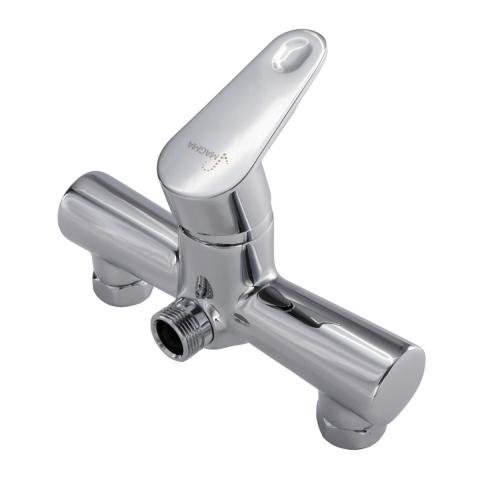 SaunaLife RAIN-Series Model R3 | Outdoor Barrel Shower | 49.5" Diameter | 83" Interior Height | Dual-Head Rain & Handheld Shower | Thermo-Spruce | Hot & Cold Water | Handcrafted Northern Europe
