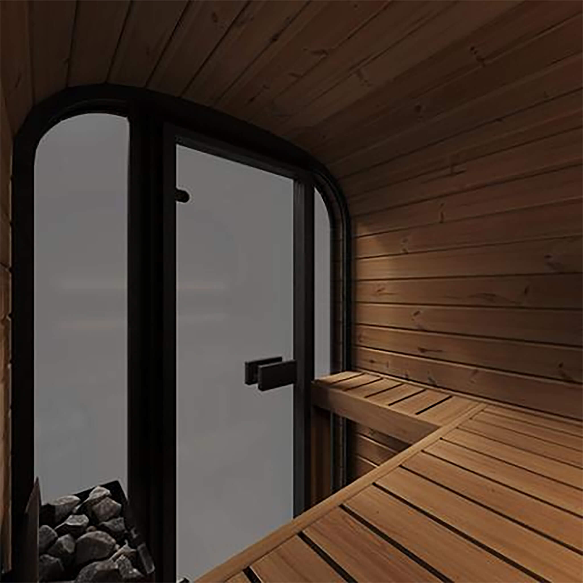 SaunaLife Model CL3G Cube-Series Outdoor 2-Person Home Sauna Kit [SL-MODELCL3G] (SAK23721)