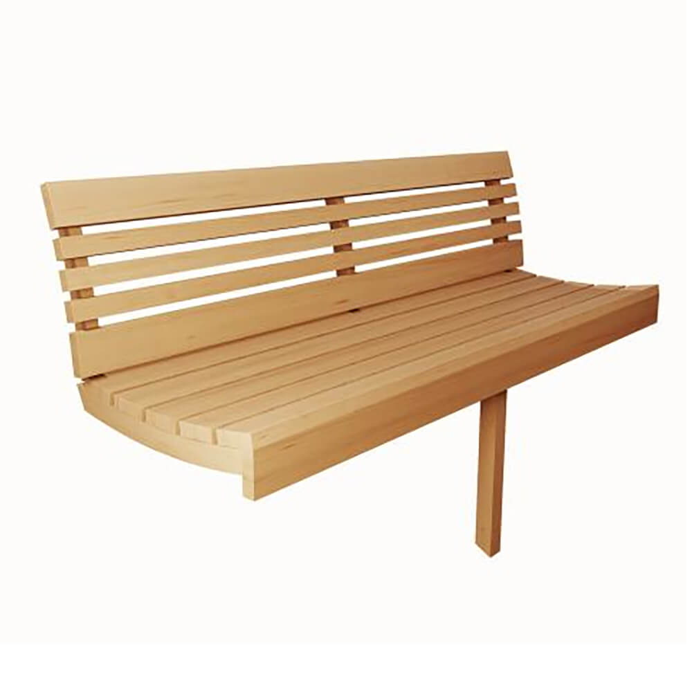 SaunaLife Model E7G Ergo Series 4-Person Outdoor Sauna Barrel With Glass Front [SL-MODELE7G] (SAK81934)