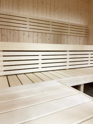SaunaLife Xperience-Series Model X7 | 6-Person Indoor Home Sauna Kit | 1.5" Nordic Spruce Walls | Grade-A Knotless Aspen Dual-Tier Benches | Full Glass Front | IP67 Wi-Fi LED | Reversible Door | Lifetime Warranty