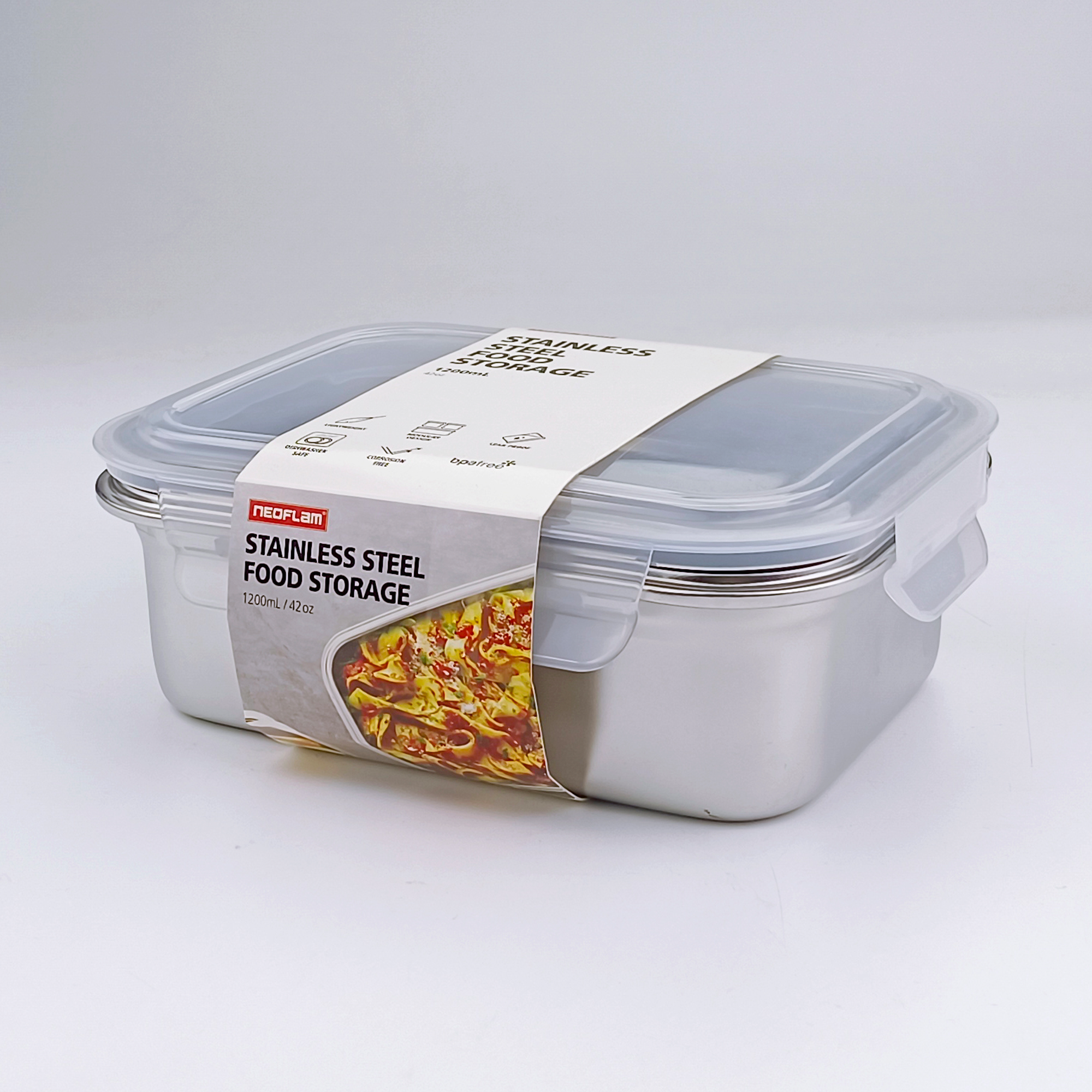 Stainless Steel Rectangular Food Container