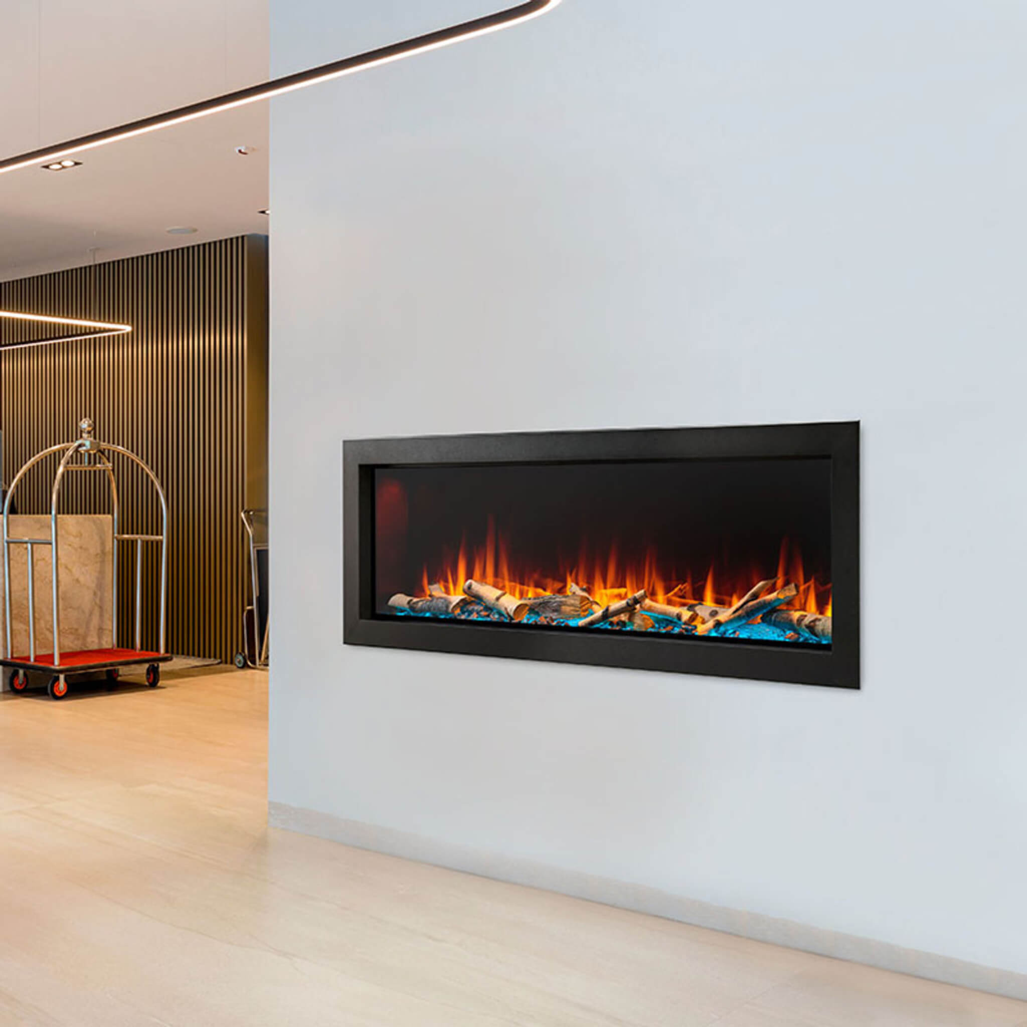 SimpliFire Forum Outdoor Electric Fireplace [SF-OD43/55] (SAK81631)