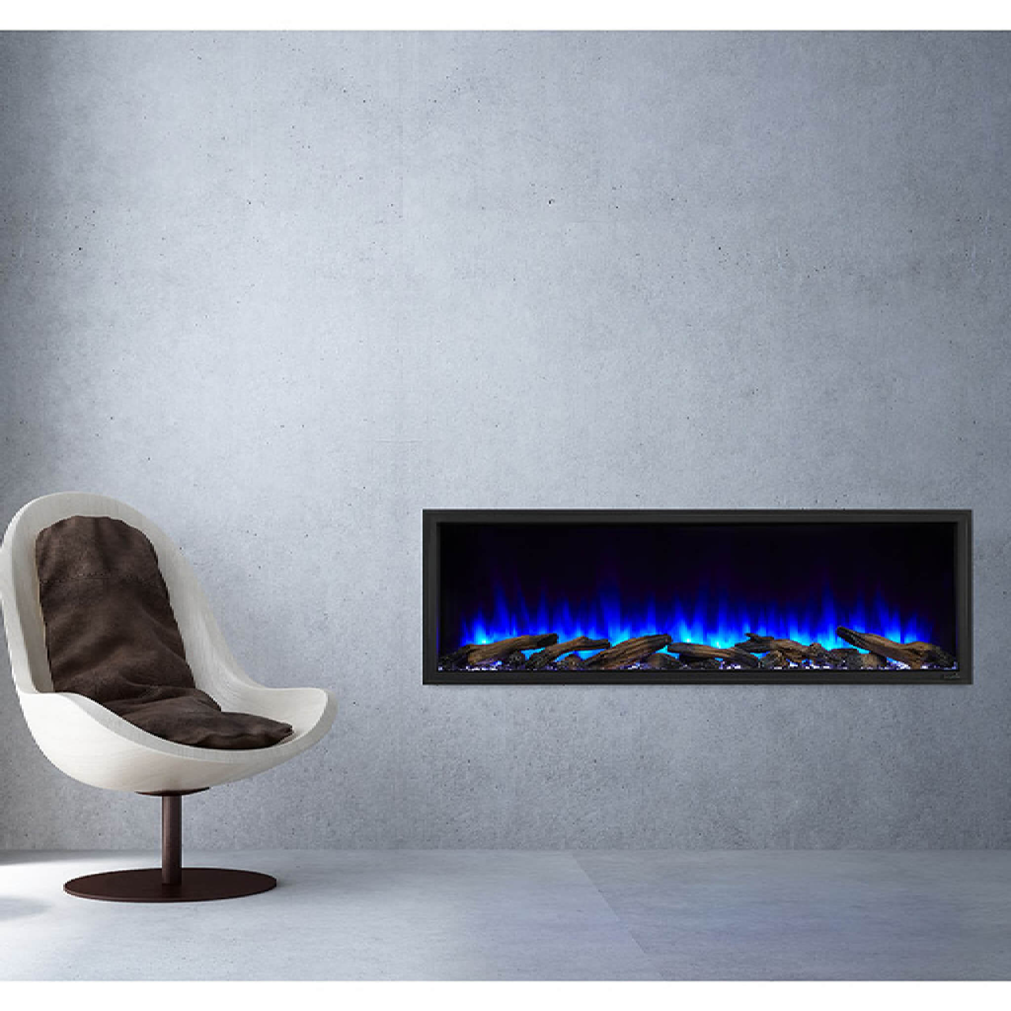 SimpliFire Scion Clean Face Built-In Linear Electric Fireplace [SF-SC43/55/78-BK] (SAK76785)