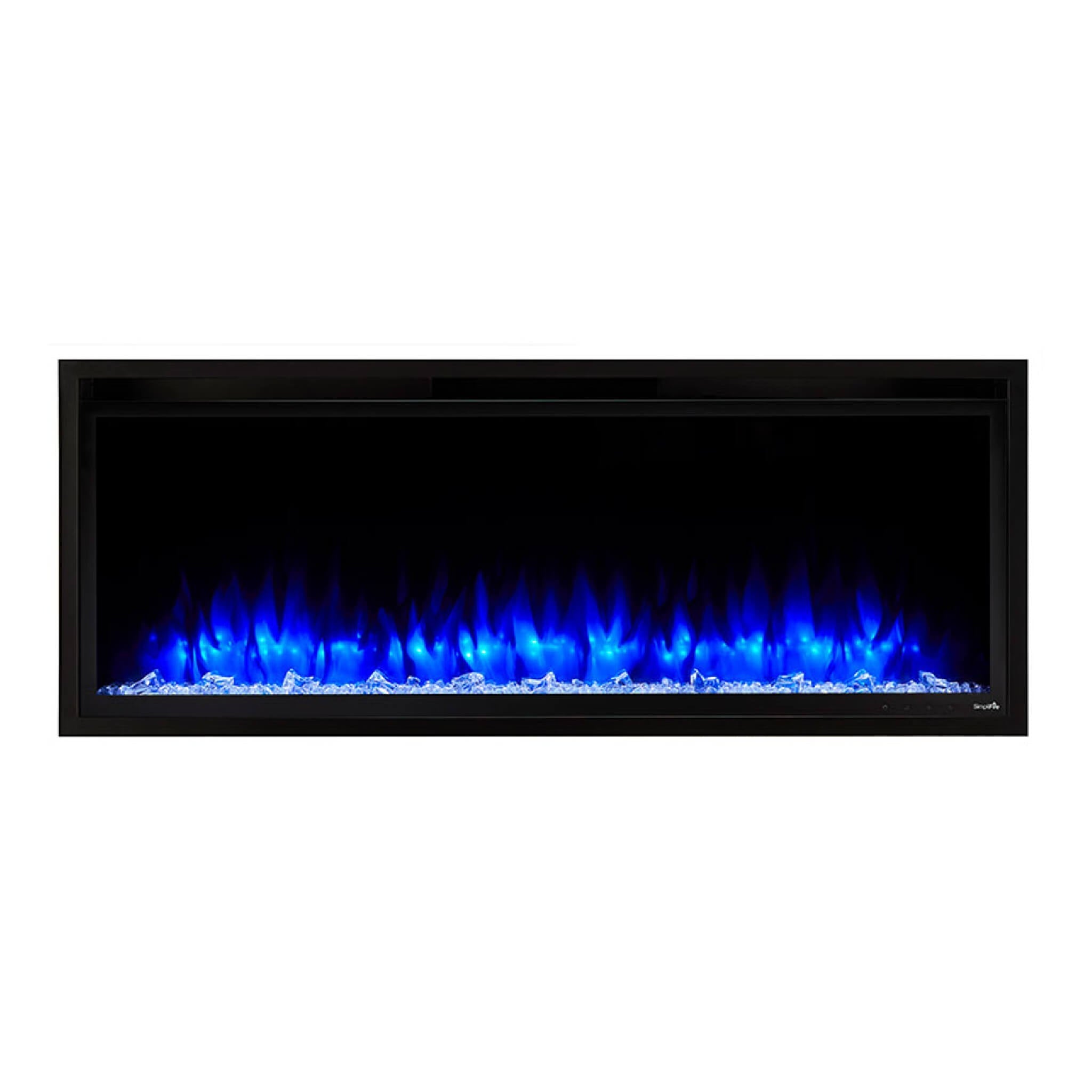 SimpliFire Allusion Platinum Recessed Linear Electric Fireplace [SF-ALLP50/60/72-BK] (SAK96415)