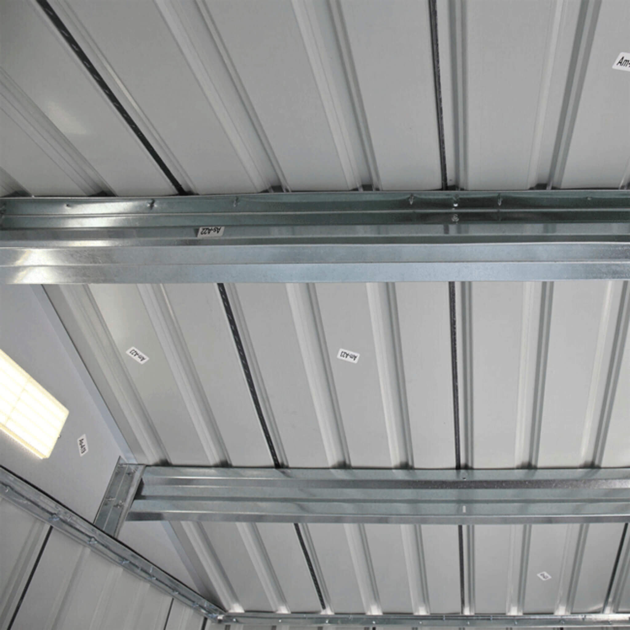 [04X07FT] Alora Small Outdoor Garden Backyard Storage Tool Shed W/ Sliding Door (SAK59938)