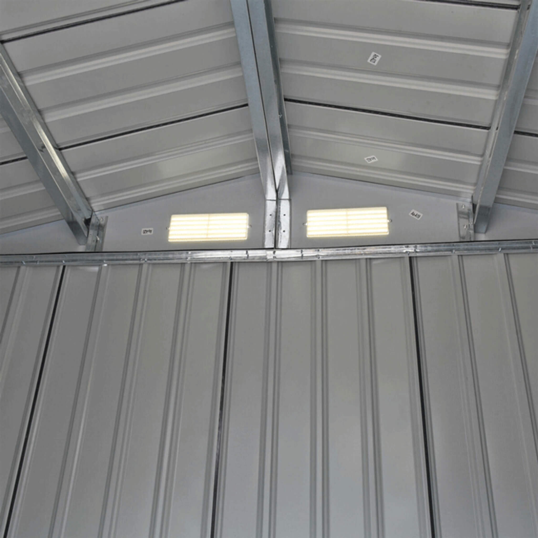 [04X07FT] Alora Small Outdoor Garden Backyard Storage Tool Shed W/ Sliding Door (SAK59938)