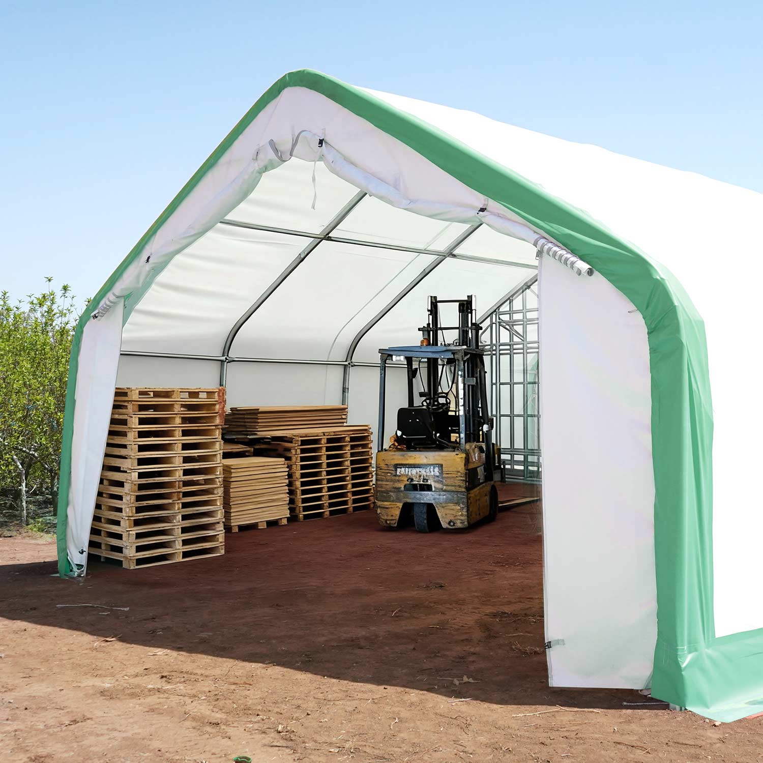 W20'xL40'xH12' Single Truss Storage Shelter