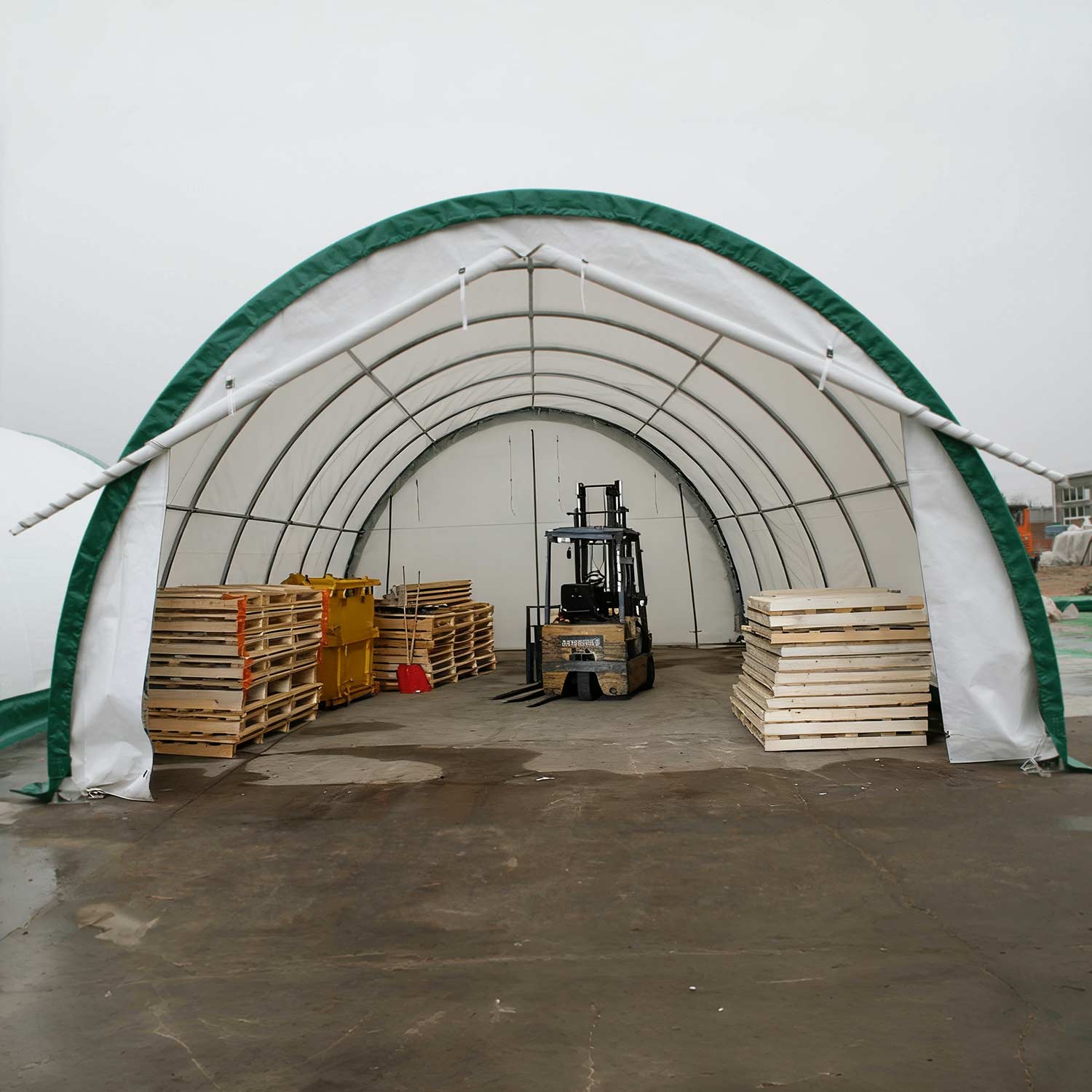 W20'xL30'xH12' Single Truss Storage Shelter, Reinforced Series