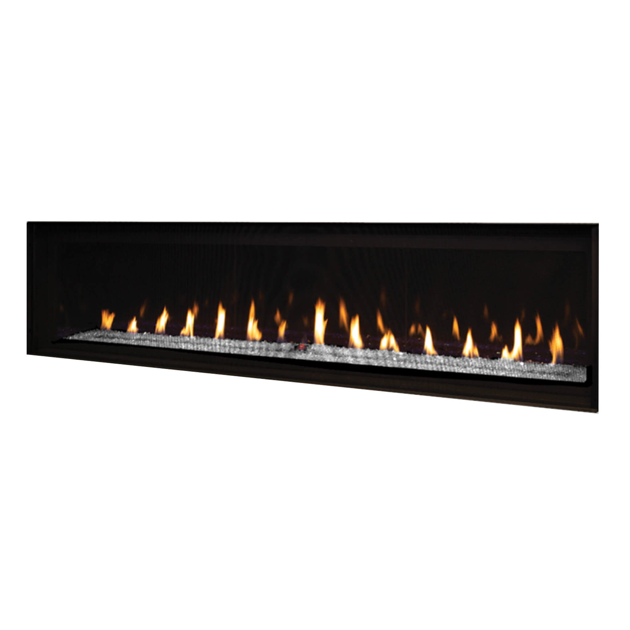 Superior Fireplaces 84-Inch Linear Direct Vent Electric Ignition Natural Gas Fireplace With Screen Barrier [DRL6084TEN] (SAK15198)